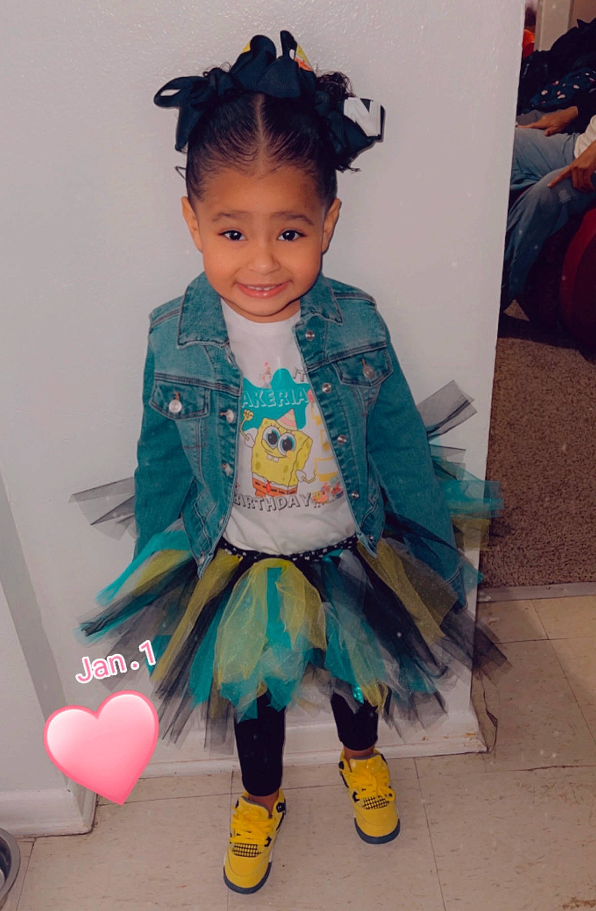 Zakeria is registered to the contest to win money with this photo: baby_toddler_clothing, child, electric_blue, embellishment, eye, eyelash, fashion_design, formal_wear, fun, hairstyle, happy, jewellery, joy, magenta, pattern, person, photograph, pink, sleeve, snapshot