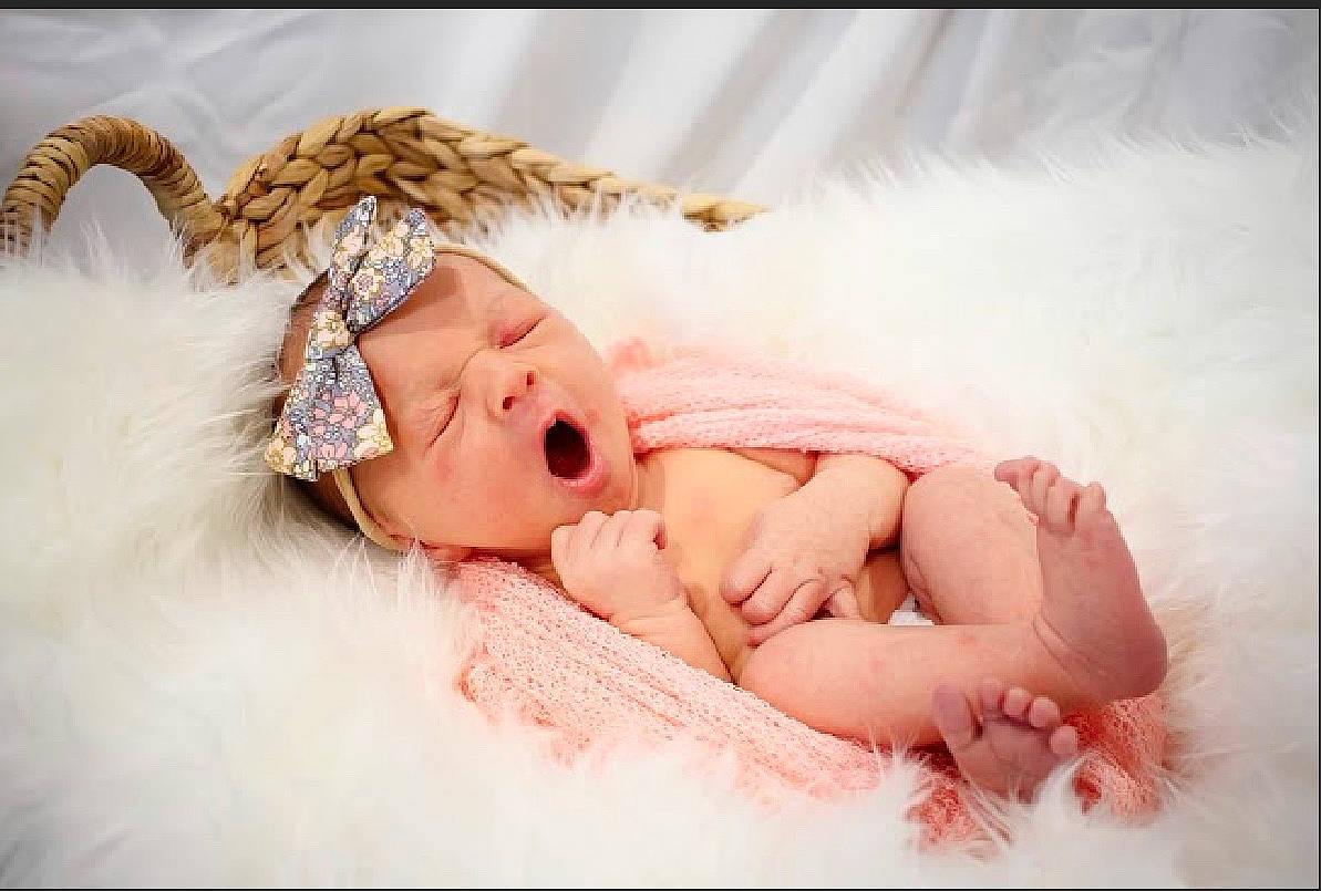 Jemma is registered to the contest to win money with this photo: baby, baby_sleeping, bedtime, cheek, child, eye, fur, hair_accessory, headband, headgear, headpiece, headwear, lip, mouth, person, photograph, photography, pink, portrait, portrait_photography