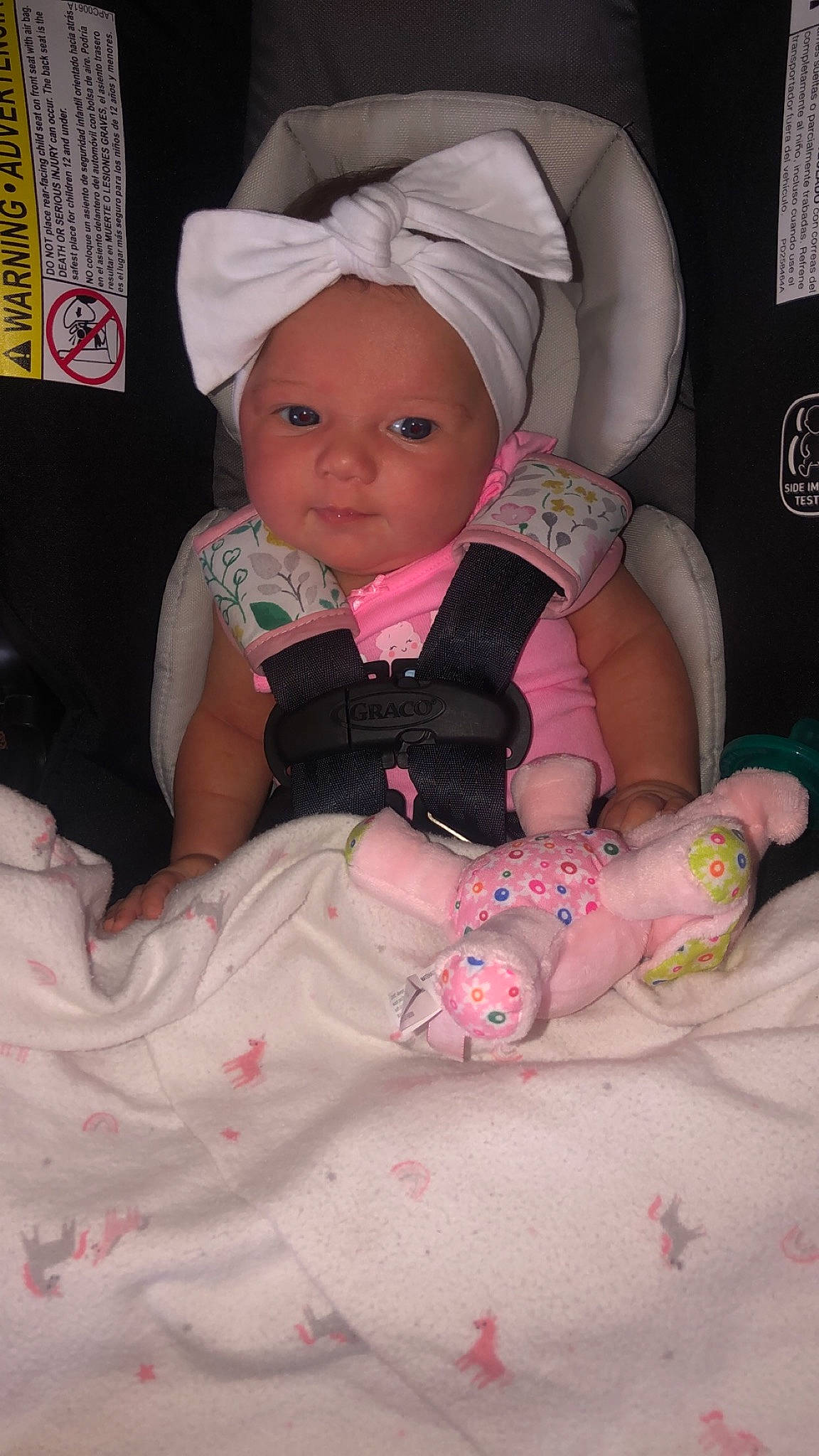 Jemma is registered to the contest to win money with this photo: baby, baby_products, cheek, child, headwear, person, pink, product, toddler