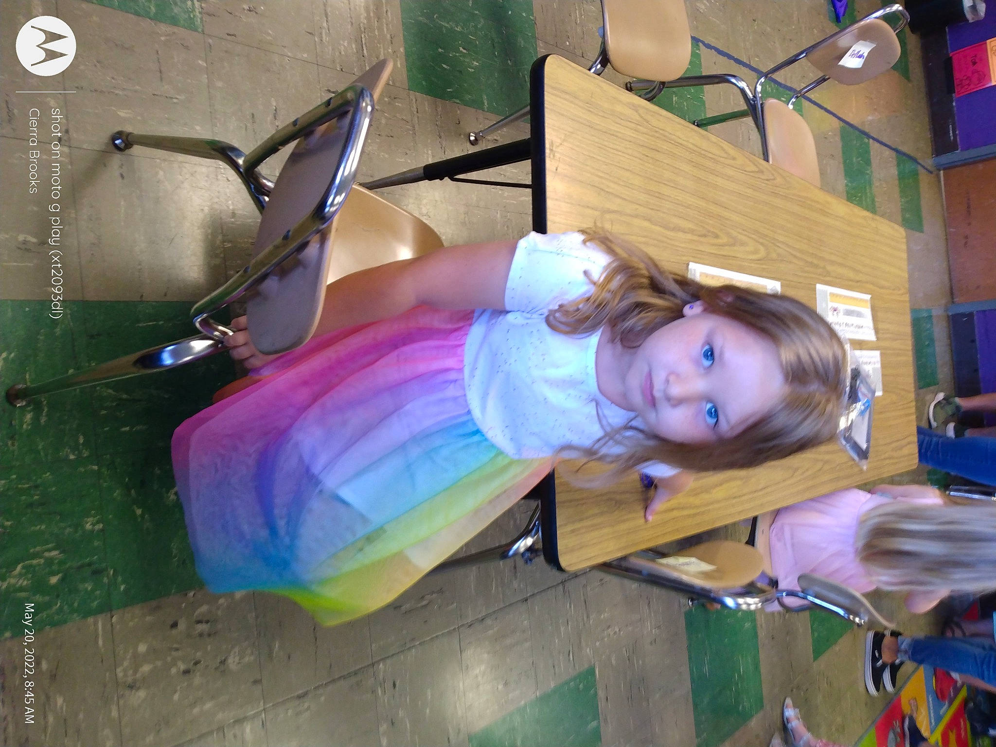 Baylee joined the competition — help win amazing prizes! baby, child, fun, grass, happy, leisure, magenta, person, play, purple, room, sitting, thigh, toddler, vacation, wood