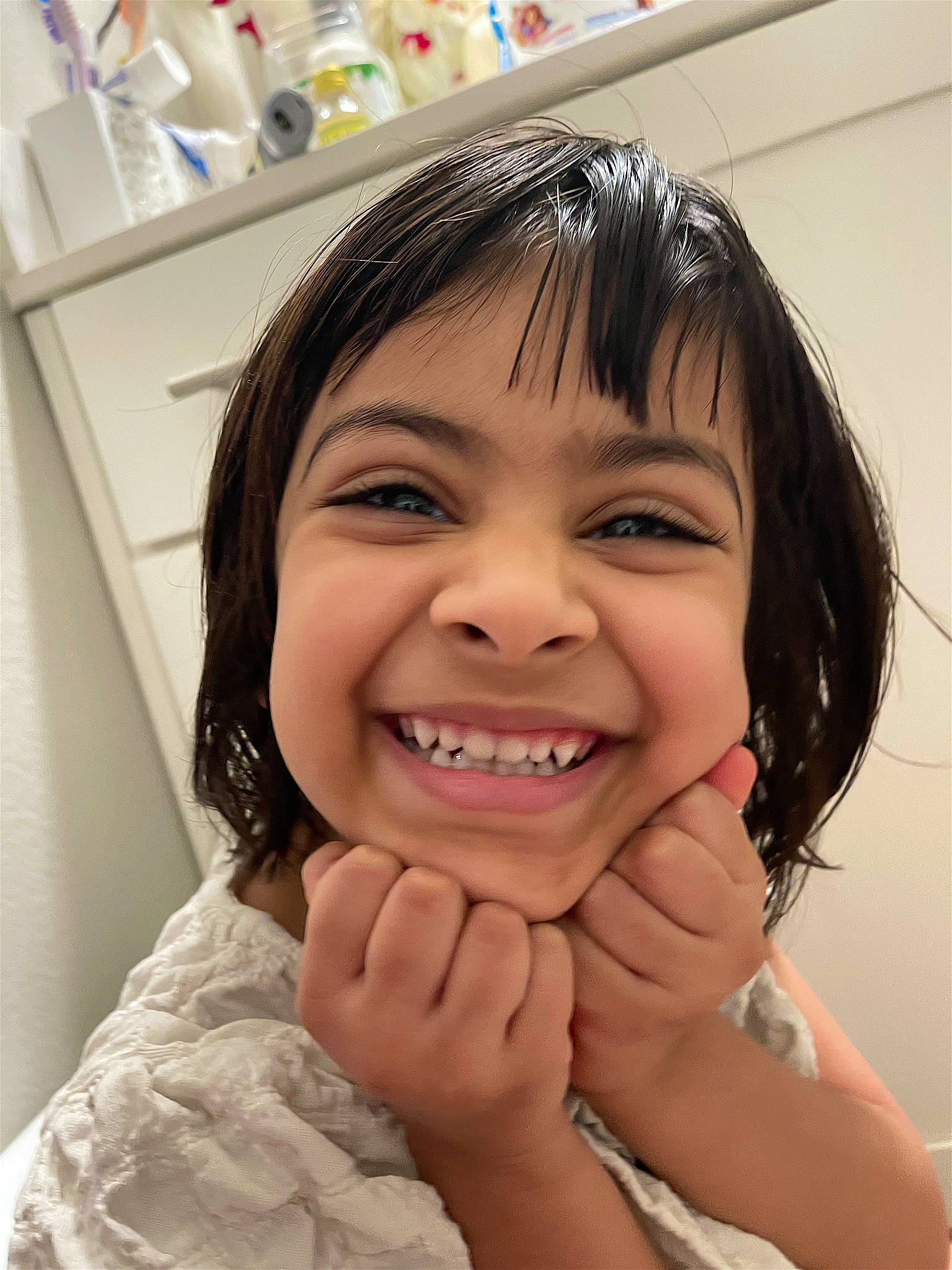 Jayinee joined the competition — help win amazing prizes! black_hair, cheek, chin, ear, eye, eyebrow, eyelash, face, flash_photography, fun, gesture, happy, head, jaw, joy, lip, mouth, nose, person, skin