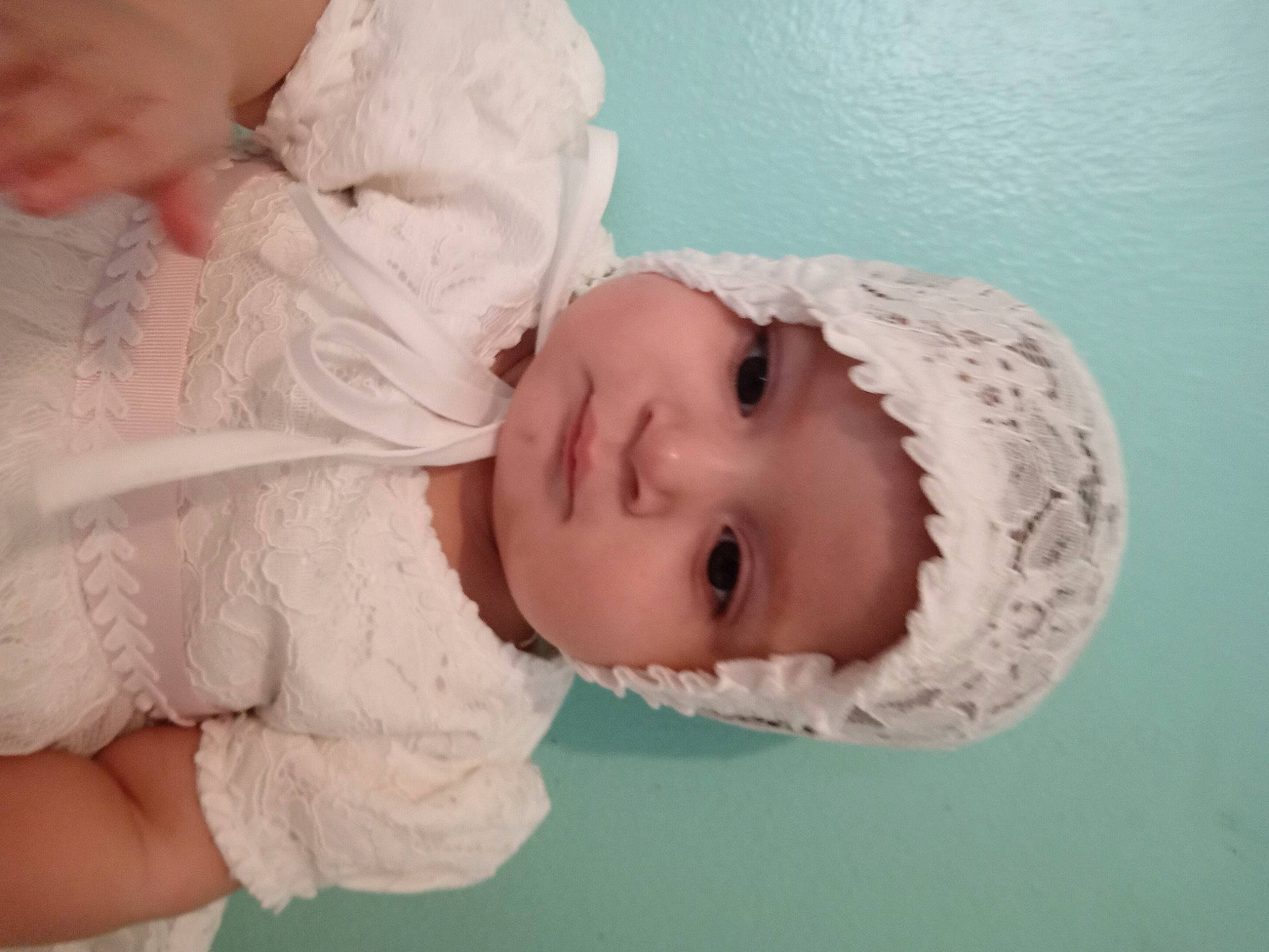 Arianelys joined the competition — help win amazing prizes! baby, baby_toddler_clothing, cap, cheek, child, eye, eyebrow, eyelash, hair_accessory, happy, headgear, headwear, iris, lip, mouth, neck, nose, person, pink, skin