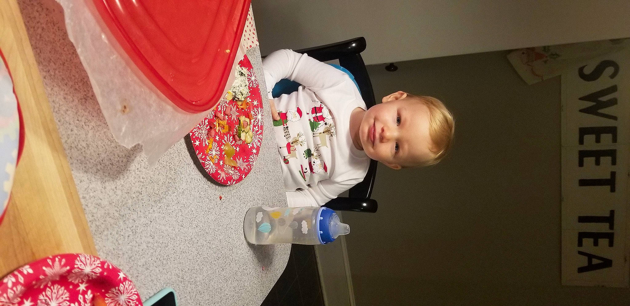 Layne is registered to the contest to win money with this photo: baby, baby_products, baby_toddler_clothing, carmine, child, comfort, event, fun, happy, joy, pattern, peach, person, room, sleeve, textile, toddler, tradition