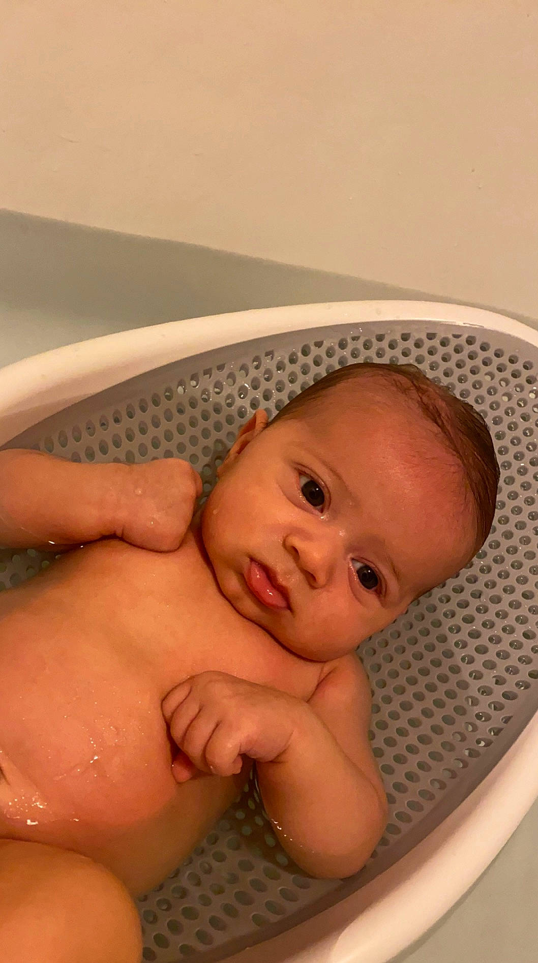 Giannis joined the competition — help win amazing prizes! abdomen, baby, baby_products, bathing, bathtub, cheek, chest, child, comfort, eye, face, finger, head, lip, mouth, person, skin, stomach, thumb, toddler