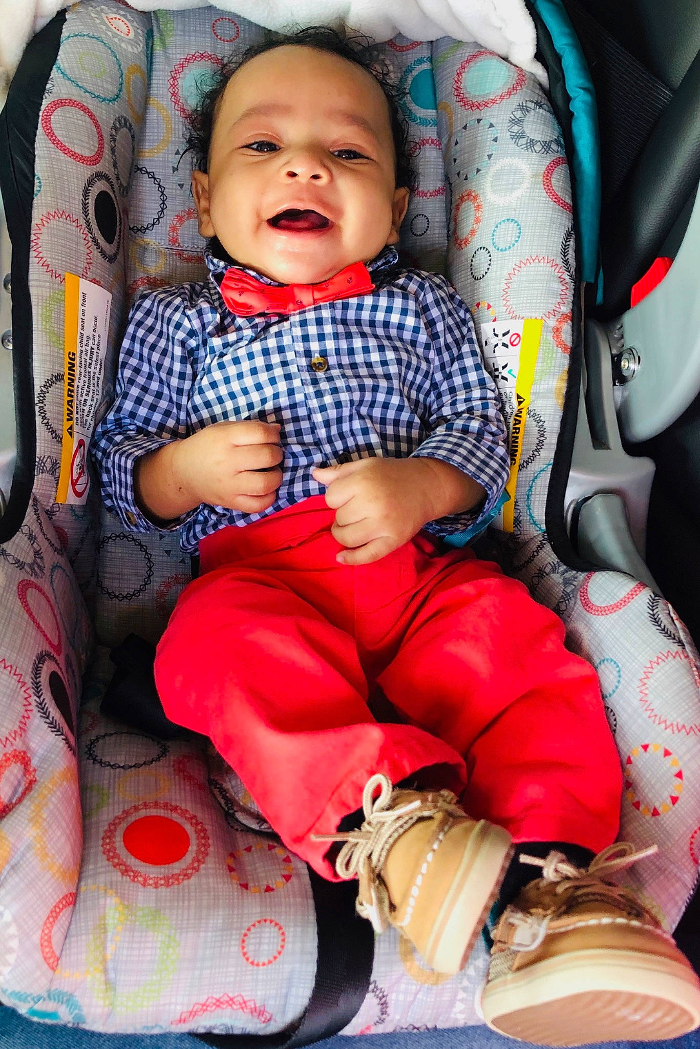 Da Khari joined the competition — help win amazing prizes! baby, baby_carriage, baby_in_car_seat, baby_products, car_seat, cheek, child, person, product, sitting, smile, toddler