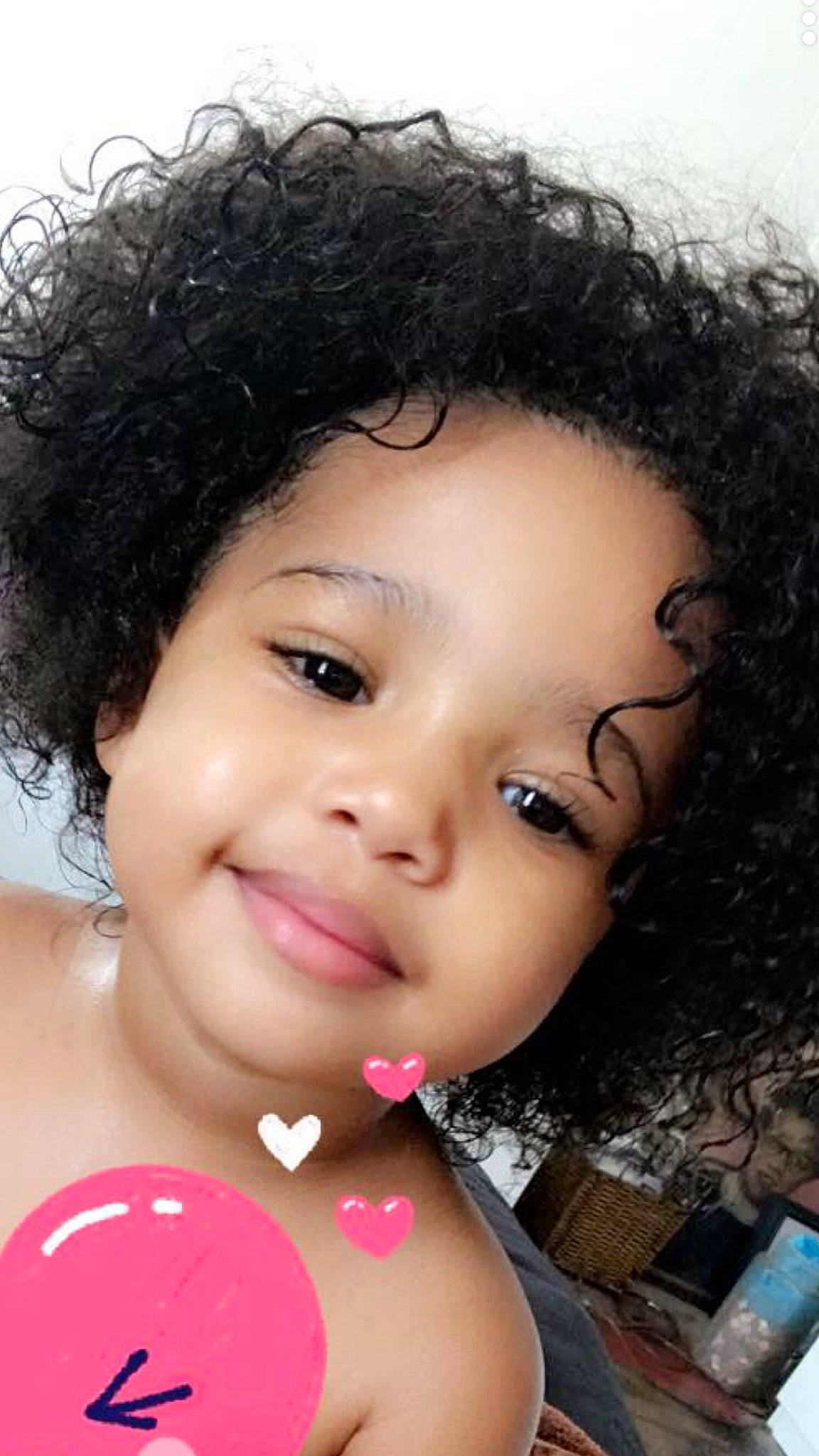 Daylani joined the competition — help win amazing prizes! afro, beauty, black_hair, cheek, child, child_model, chin, eyebrow, face, forehead, hair, hairstyle, head, human, jheri_curl, joy, lip, nose, person, skin
