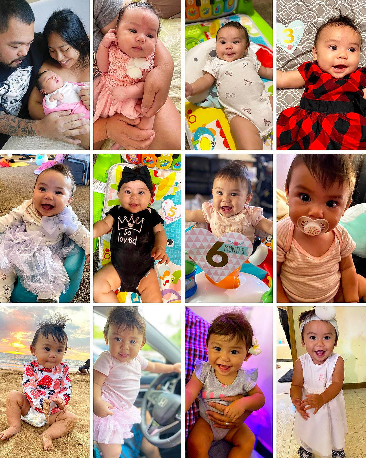 Abigail joined the competition — help win amazing prizes! arm, baby, baby_products, baby_toddler_clothing, cheek, child, collage, face, head, headwear, joy, nose, pattern, people, person, pink, skin, toddler