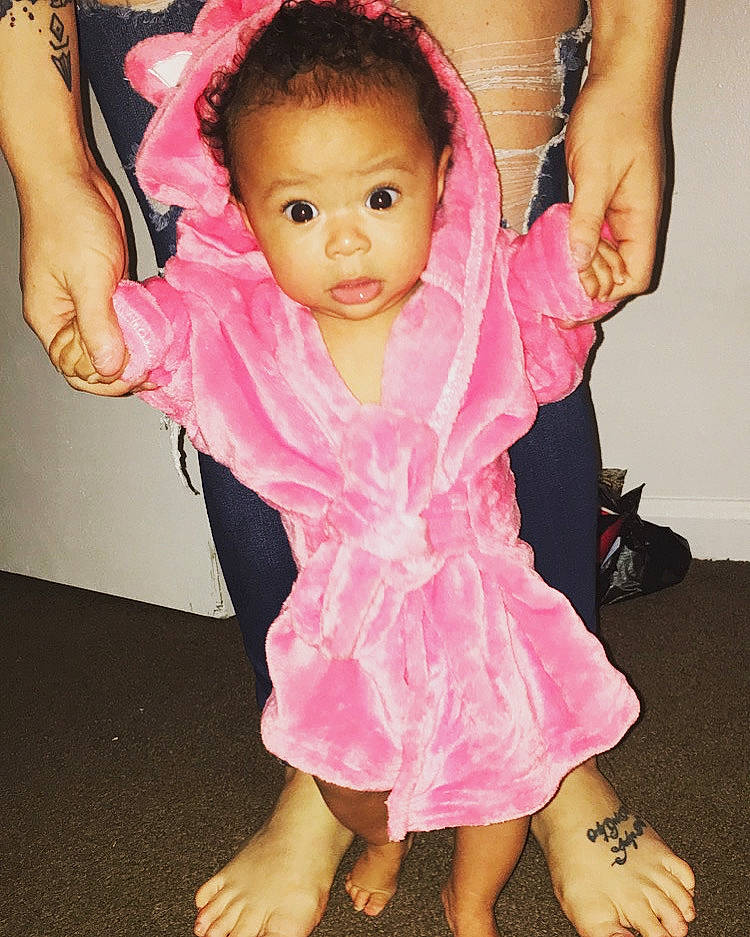 Lexi Jane joined the competition — help win amazing prizes! arm, baby, cheek, child, child_model, dress, leg, person, pink, skin, smile, toddler