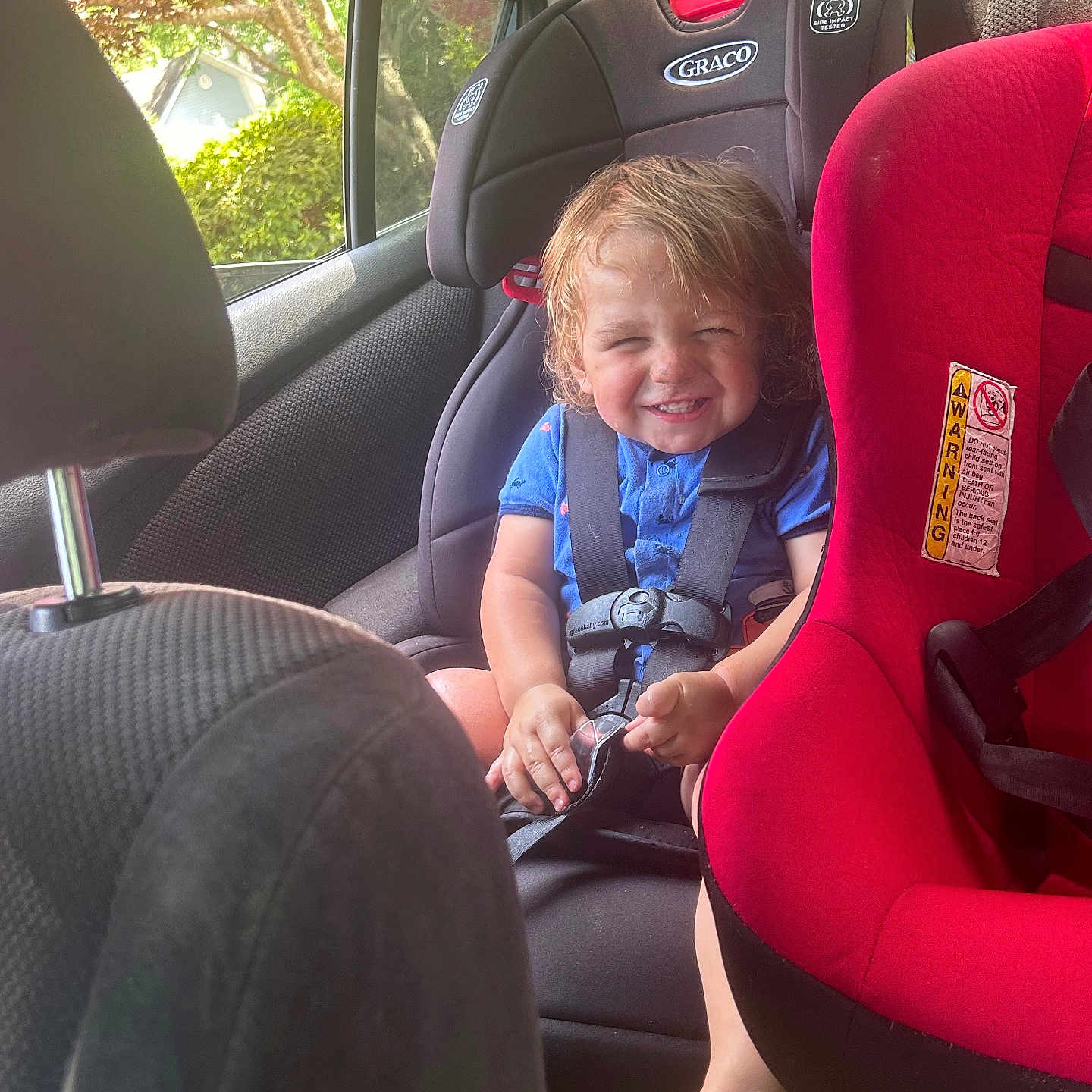 Nash joined the competition — help win amazing prizes! accessories, baby, car, car_interior, carseat, chair, clothing, cushion, face, furniture, head, homedecor, lifejacket, person, photography, portrait, sitting, transportation, vehicle, vest