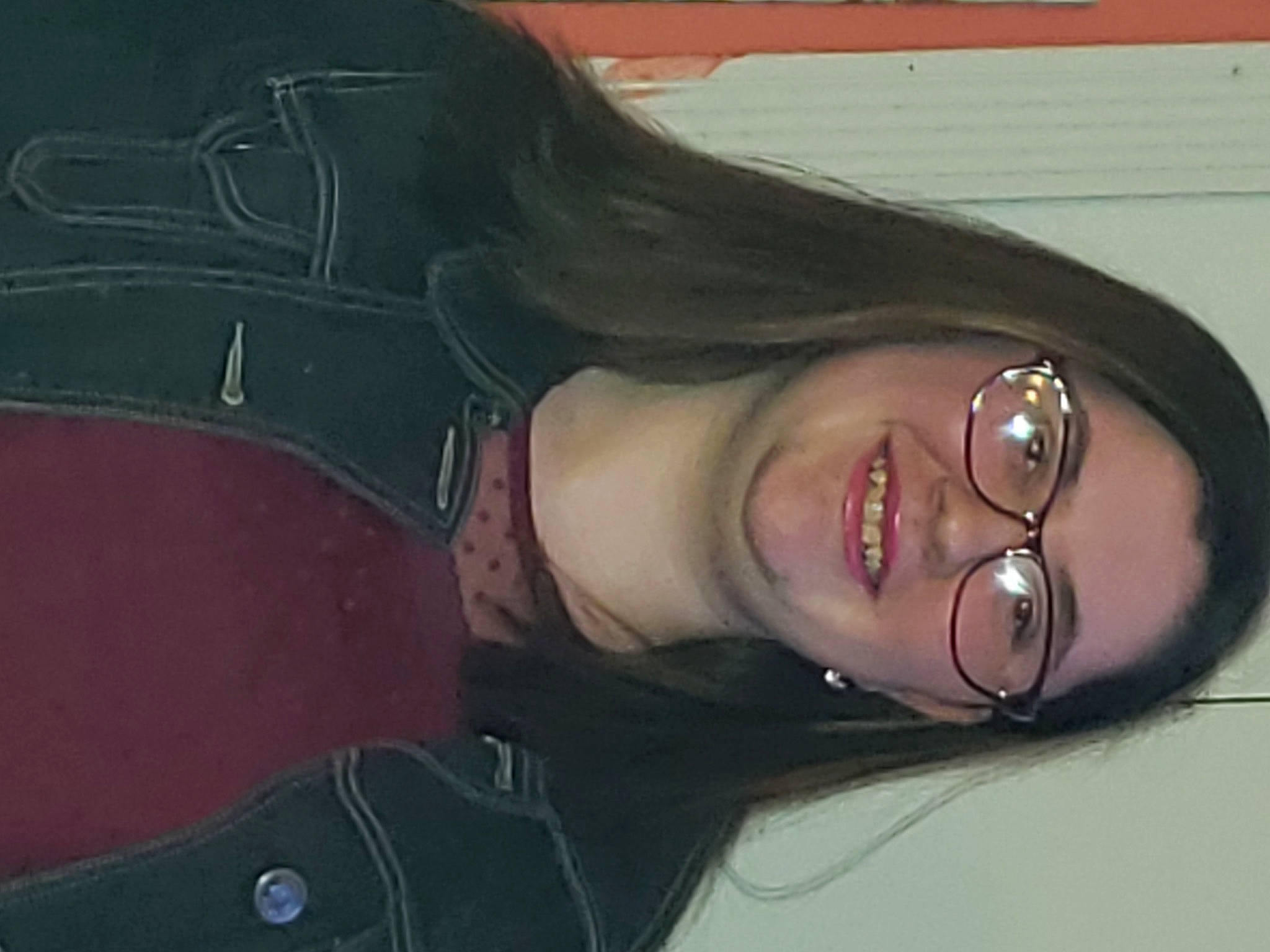 Kassidy joined the competition — help win amazing prizes! black_hair, cool, footwear, fun, joy, leg, mouth, nose, person