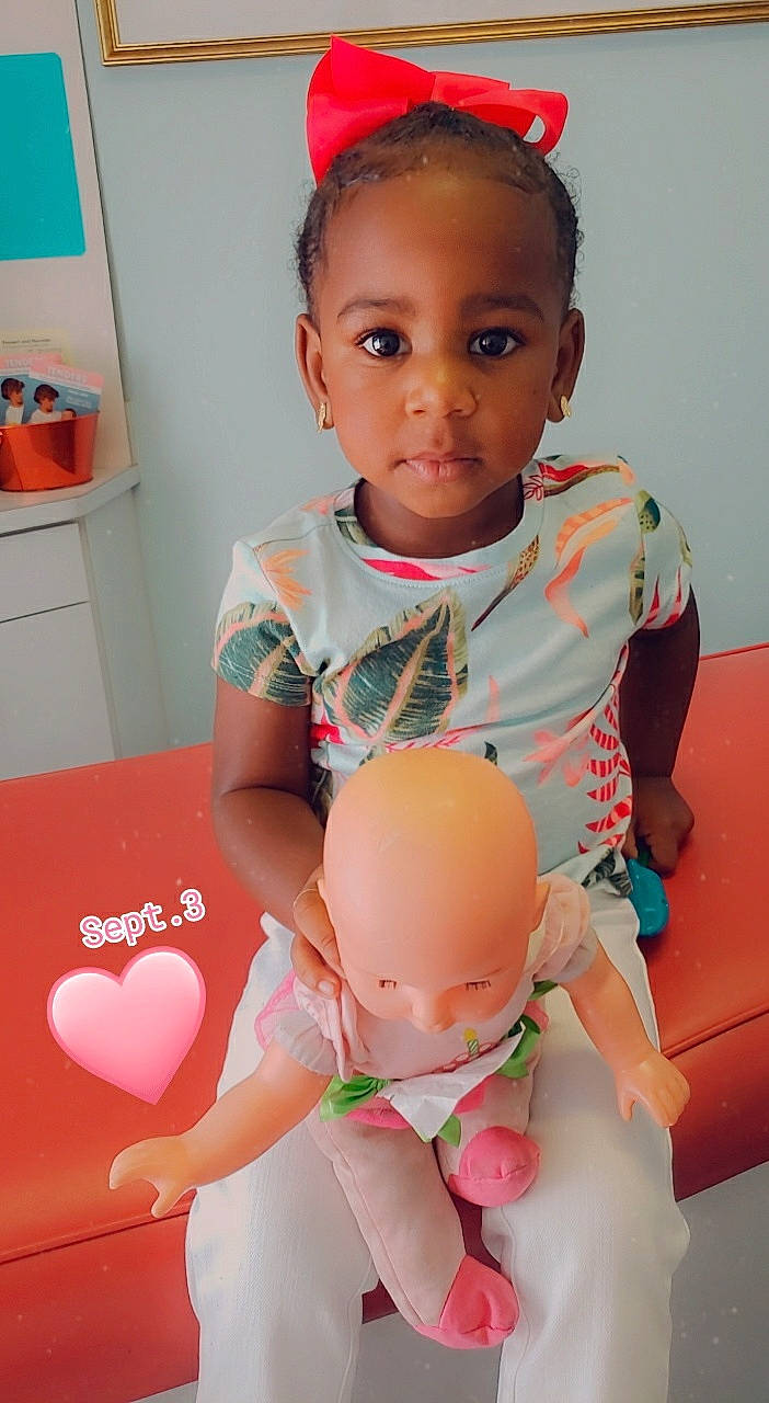 Ava is registered to the contest to win money with this photo: baby, baby_toddler_clothing, child, person, pink, toddler