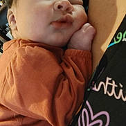 Khloie is registered to the contest to win money with this photo: accessories, baby, bed, bedroom, blanket, clothing, cushion, face, furniture, head, homedecor, indoors, newborn, person, photography, portrait, quilt, room, sleeping, t_shirt