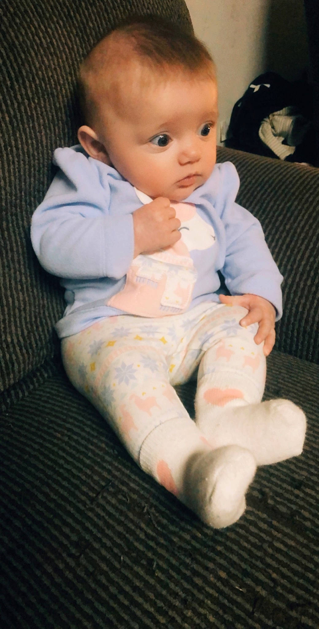 Azlynn is registered to the contest to win money with this photo: baby, cheek, child, person, sitting, skin, toddler