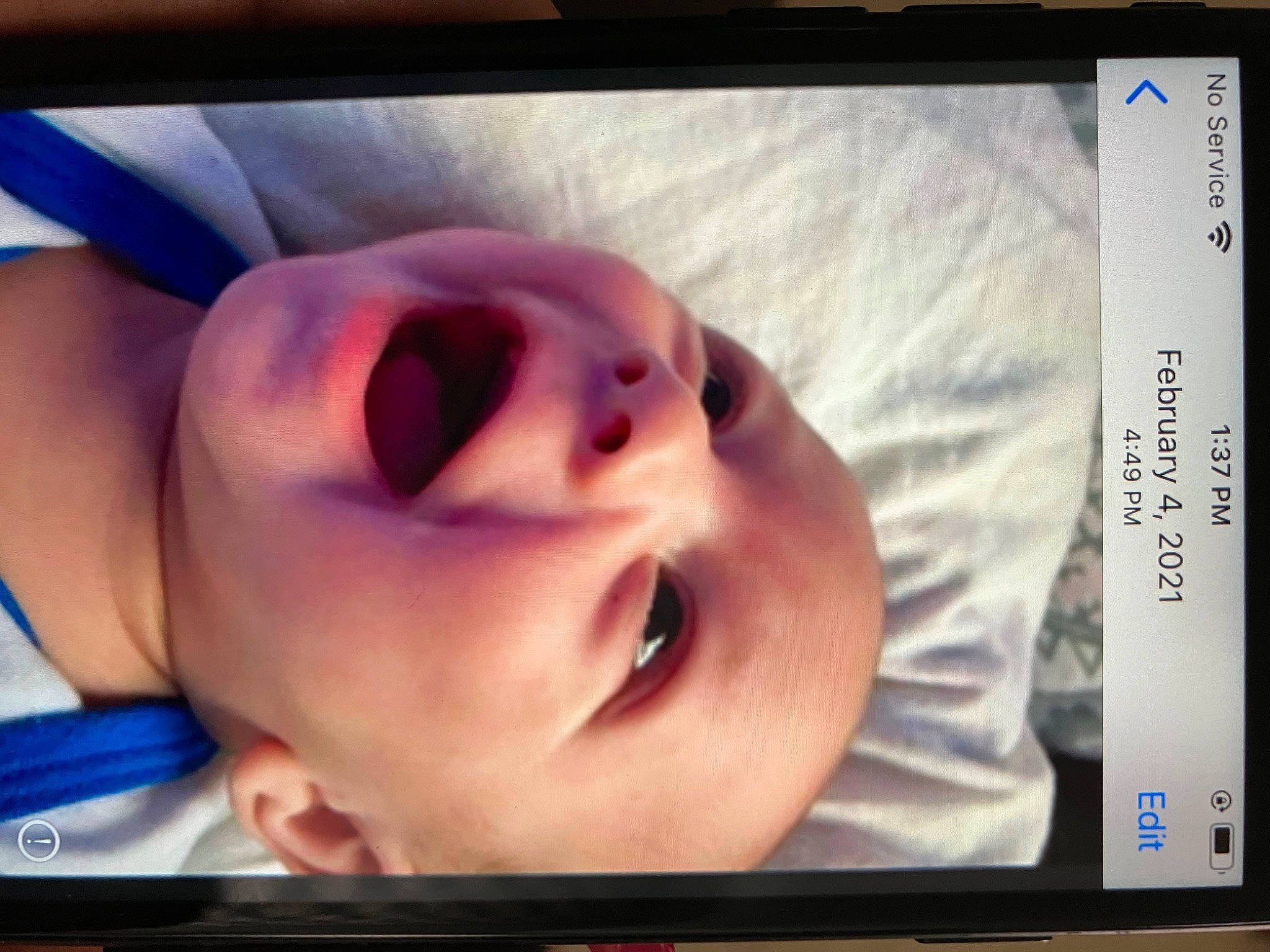 Jyaire is registered to the contest to win money with this photo: baby, cheek, child, communication_device, display_device, ear, eyelash, gadget, head, lip, mouth, multimedia, nose, output_device, person, photograph, product, skin, smile, snapshot