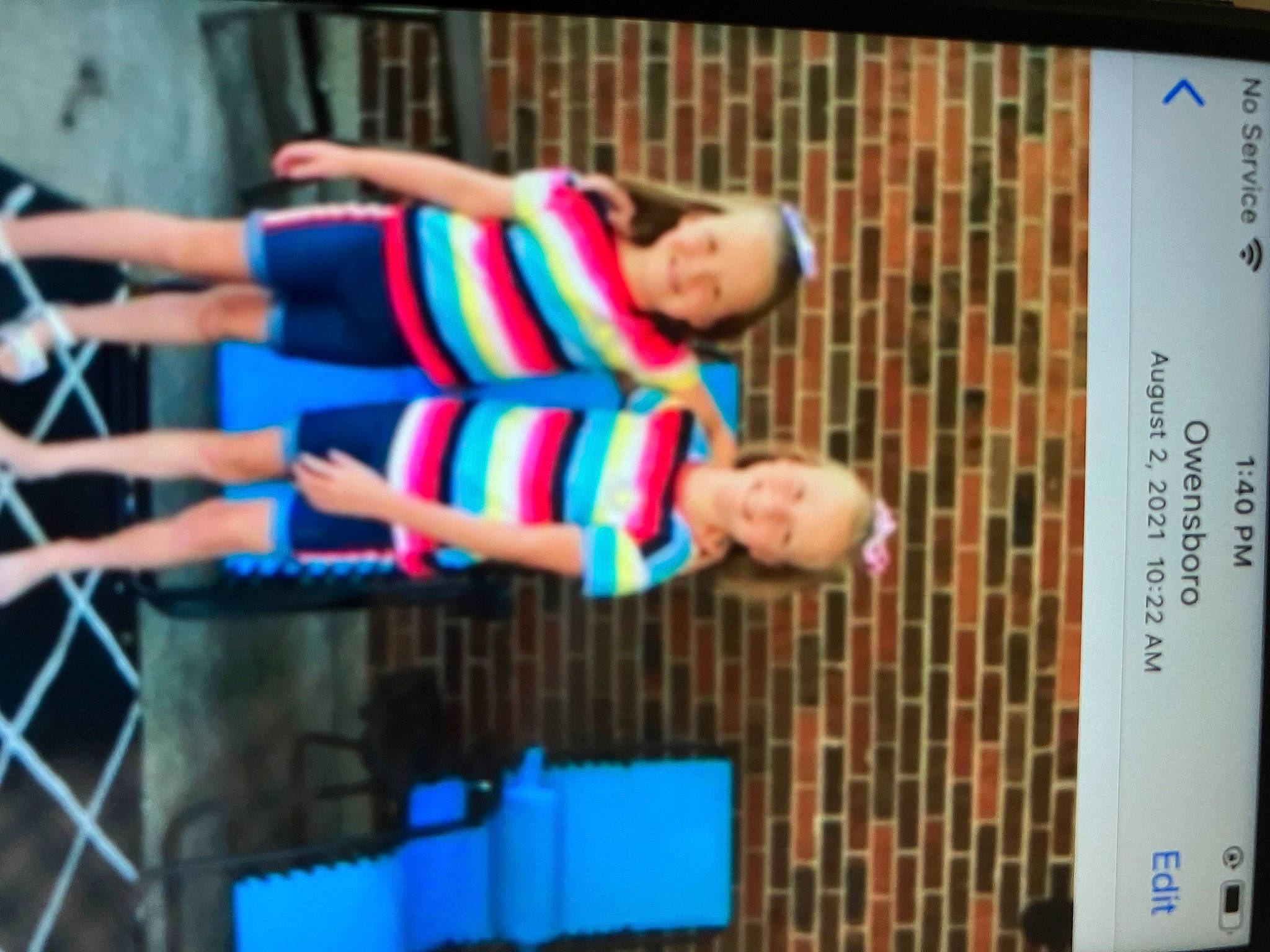 Brinley is registered to the contest to win money with this photo: advertising, blurred, competition, display_device, electric_blue, entertainment, event, flat_panel_display, font, fun, human_leg, joy, leisure, magenta, media, multimedia, pattern, performance, performing_arts, person