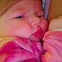 Crystal Enouf participe au concours pour gagner de l'argent avec cette photo : baby, child, close_up, comfort, cozy, cuddle, face, headwear, indoor, infant, knit_cap, newborn, person, pink_clothing, portrait, resting, skin, sleepy, soft_focus, warm