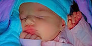 Crystal Enouf participe au concours pour gagner de l'argent avec cette photo : baby, blanket, child, comfort, cozy, cute, face, hand, hat, indoors, infant, newborn, pajamas, peaceful, portrait, rest, sleeping, soft, toddler, warm