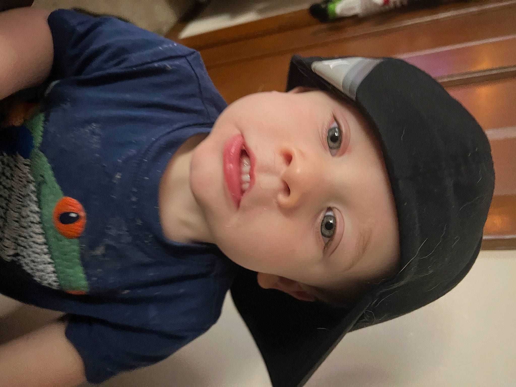 Christopher is registered to the contest to win money with this photo: baby, baby_toddler_clothing, cap, cheek, child, cool, eyelash, fashion_accessory, fun, happy, hat, headwear, lip, mouth, nose, person, personal_protective_equipment, portrait_photography, skin, smile