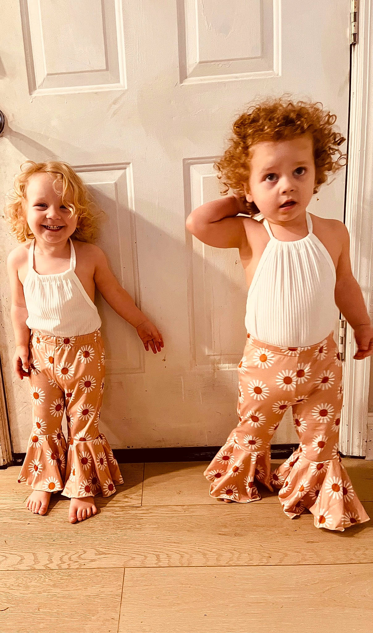 Madeline joined the competition — help win amazing prizes! abdomen, baby_toddler_clothing, barefoot, blond, child, event, face, fashion_design, flooring, fun, gesture, happy, human_leg, joy, people, person, photograph, sleeve, smile, toddler