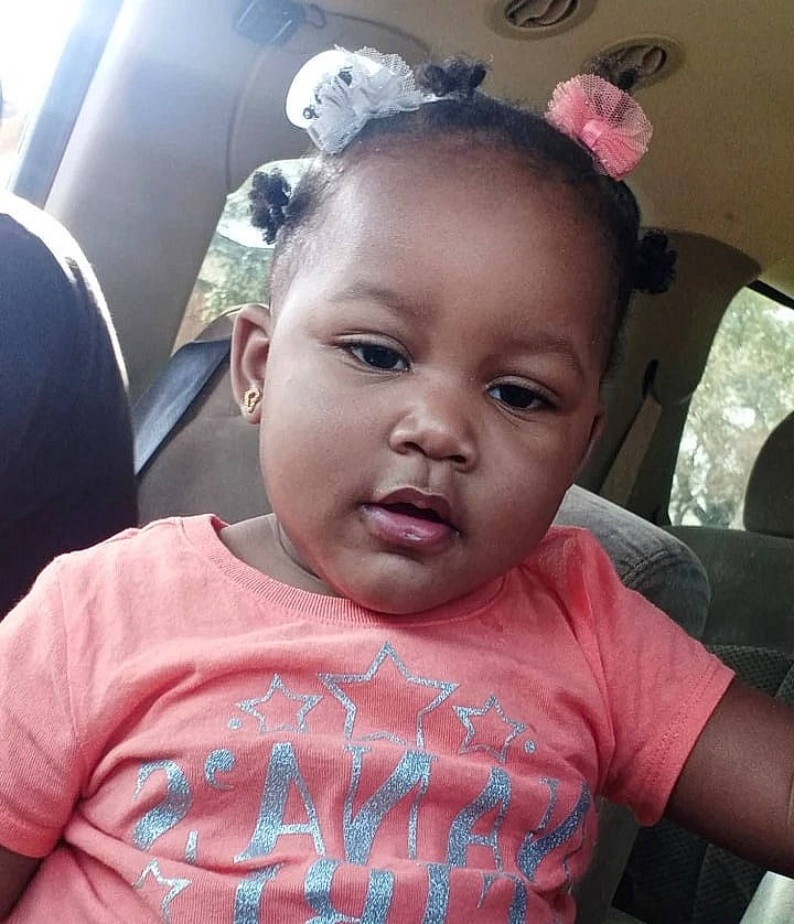 Kennedy joined the competition — help win amazing prizes! baby, cheek, chin, ear, eye, eyebrow, eyelash, forehead, hairstyle, happy, human, iris, jaw, lip, mouth, neck, nose, person, pink, skin