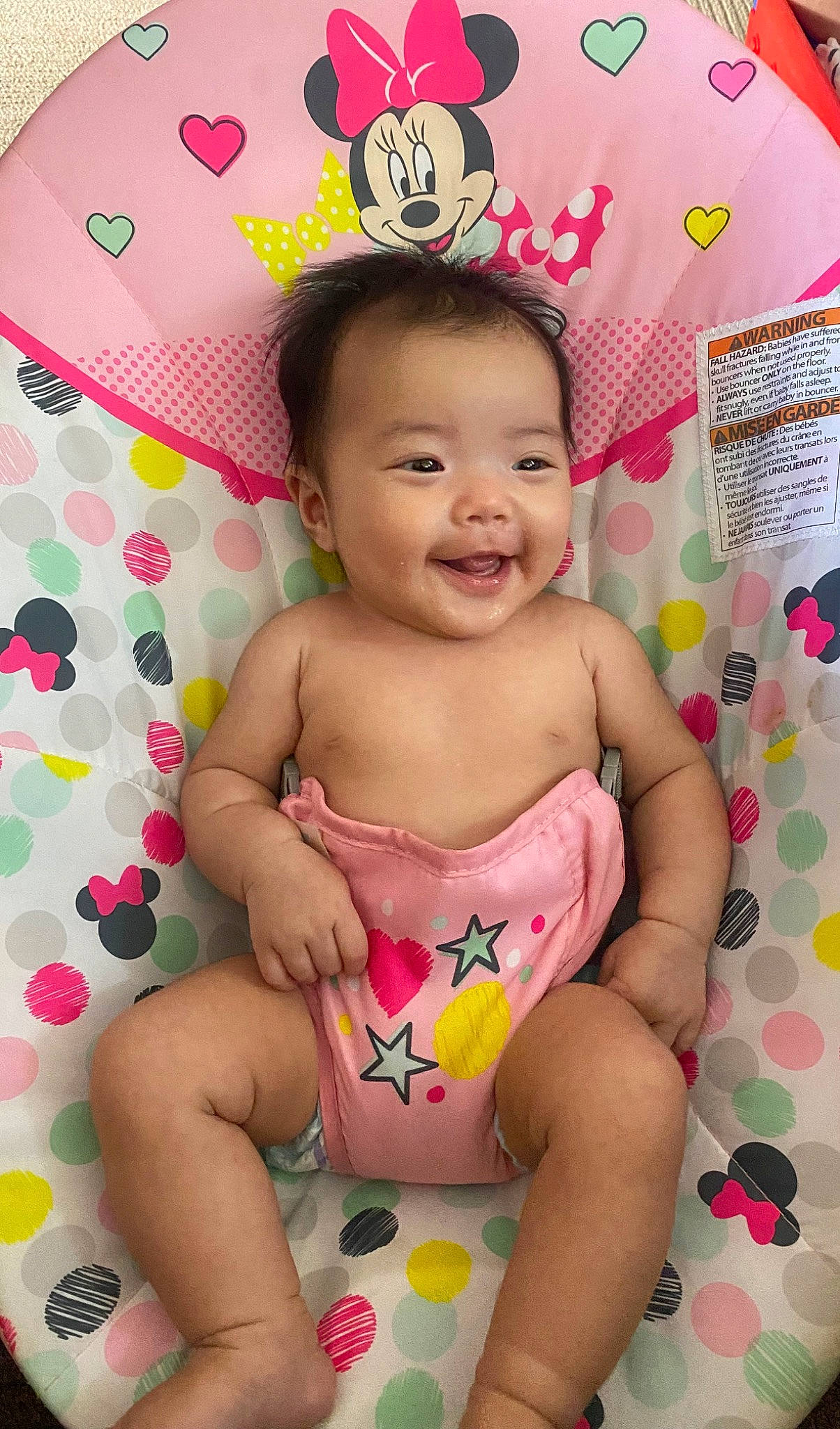 Zahea Manibog joined the competition — help win amazing prizes! abdomen, baby, baby_toddler_clothing, cheek, child, facial_expression, finger, fun, happy, joy, magenta, pattern, person, pink, product, skin, sleeve, smile, stomach, textile