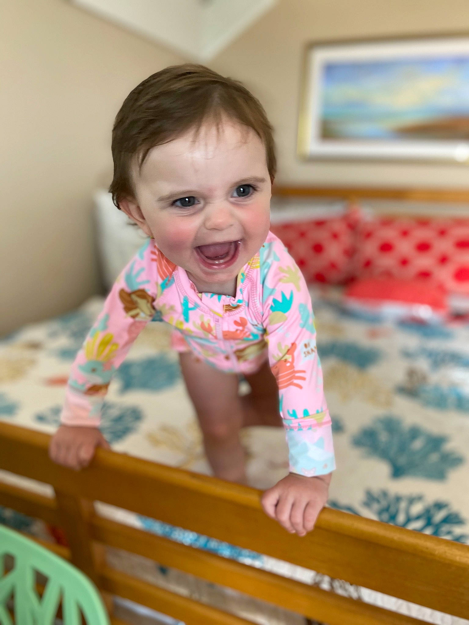 Jenesis joined the competition — help win amazing prizes! baby, baby_playing_with_toys, baby_toddler_clothing, cheek, child, comfort, flooring, fun, happy, iris, joy, leisure, person, pink, product, room, sitting, skin, sleeve, smile