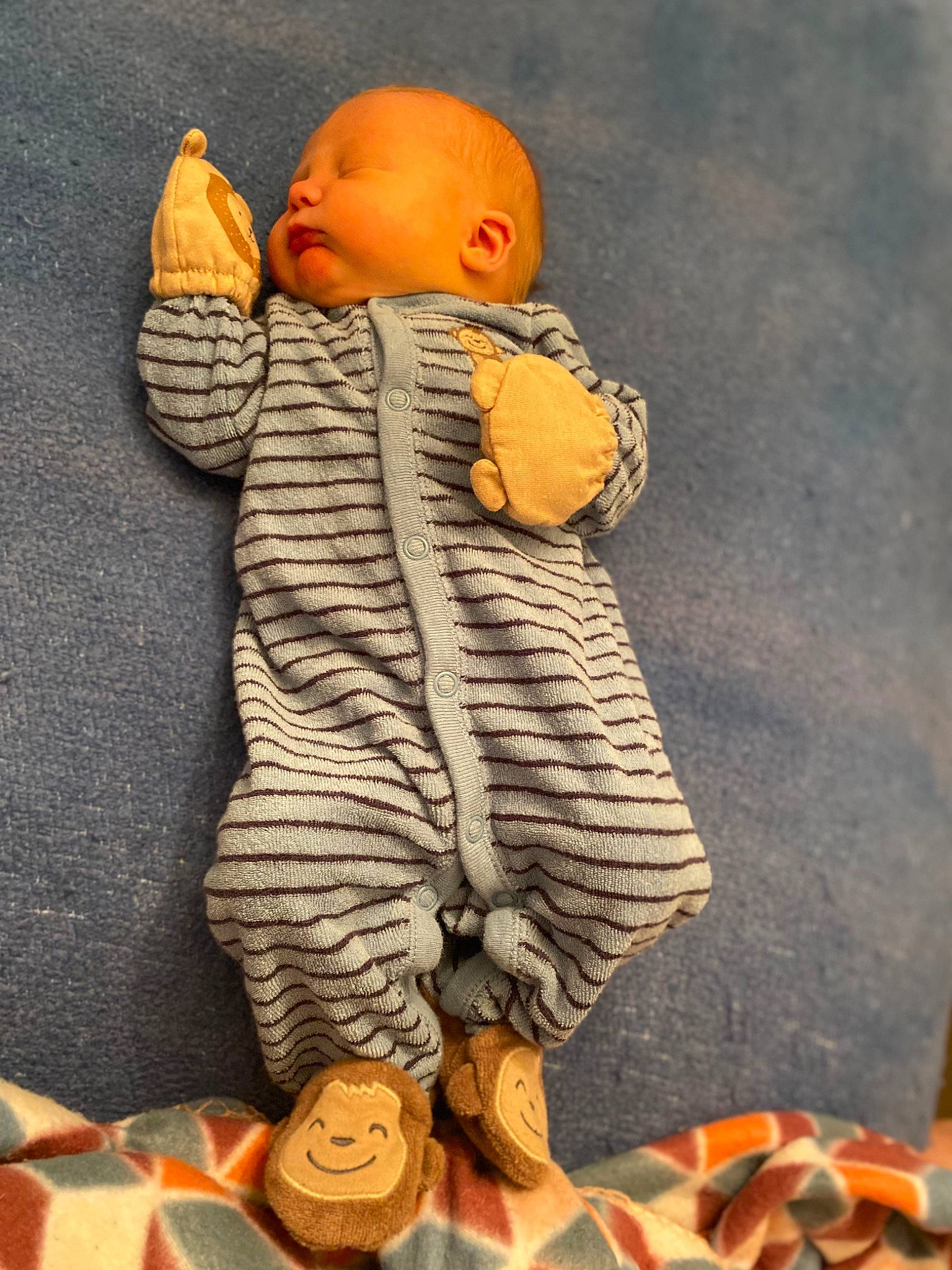 Aurora joined the competition — help win amazing prizes! art, baby, baby_sleeping, baby_toddler_clothing, child, comfort, face, flooring, head, human_leg, illustration, linens, orange, outerwear, person, sitting, sleeve, stuffed_toy, textile, toddler