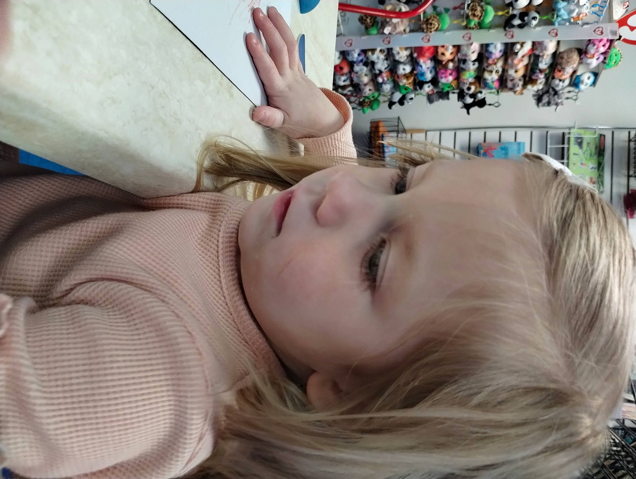 Briana is registered to the contest to win money with this photo: baby, cheek, child, comfort, cosmetics, eyebrow, eyelash, eyewear, flesh, fun, gesture, happy, leisure, nail, nose, person, room, shelf, tableware, toddler