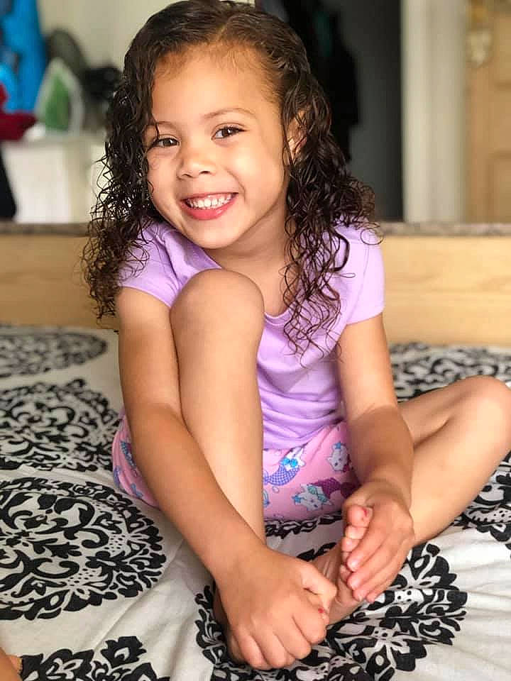 Ivelisse joined the competition — help win amazing prizes! child, child_model, daughter, face, joy, person, play, sitting, smile, toddler