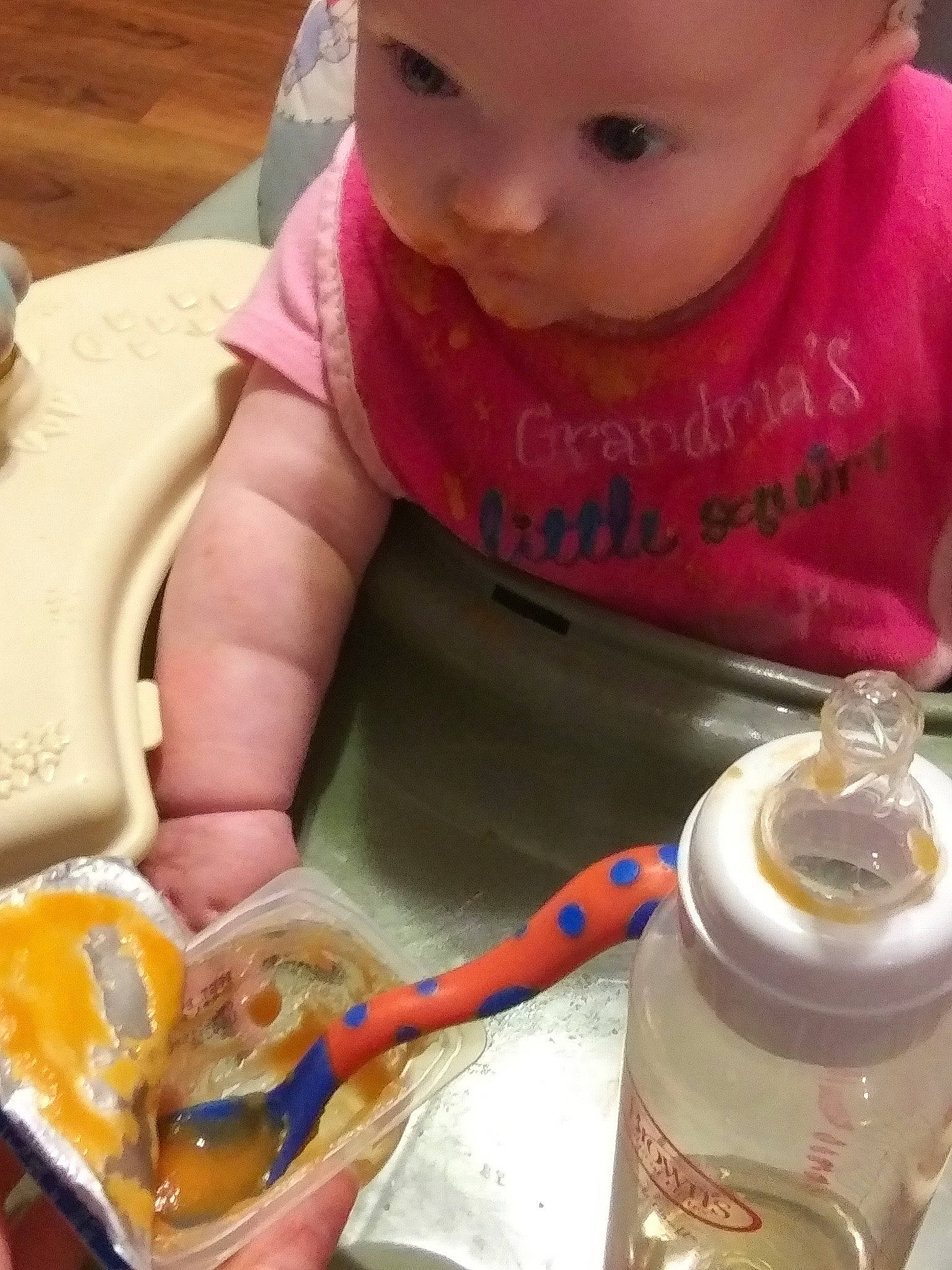 Meghan joined the competition — help win amazing prizes! baby, baby_bottle, baby_food, baby_products, bottle, child, drinkware, eating, food, headwear, person, plastic_bottle, product, tableware, toddler