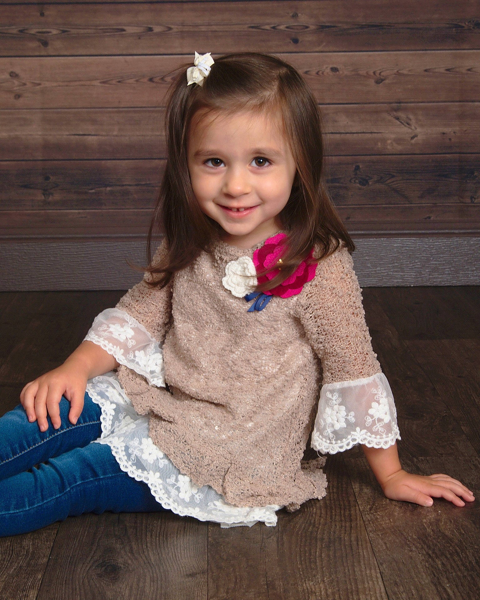 Adriana joined the competition — help win amazing prizes! child, child_model, fur, girl, joy, knitting, lace, material, neck, outerwear, person, portrait_photography, scarf, smile, sweater, textile, toddler