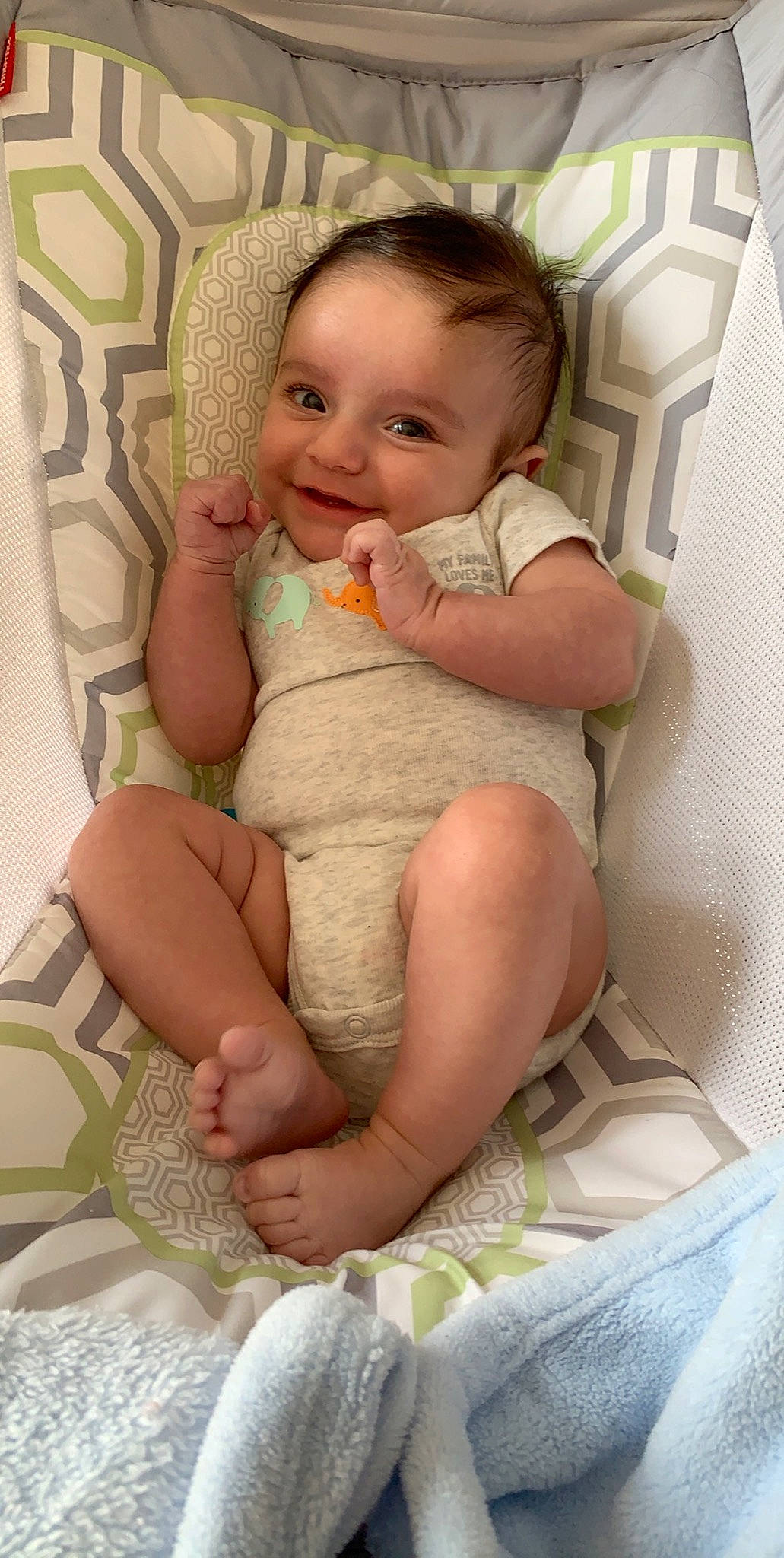 Cayde is registered to the contest to win money with this photo: abdomen, baby, baby_products, baby_toddler_clothing, cheek, child, comfort, finger, joy, leg, person, product, sitting, skin, sole, thigh, toddler