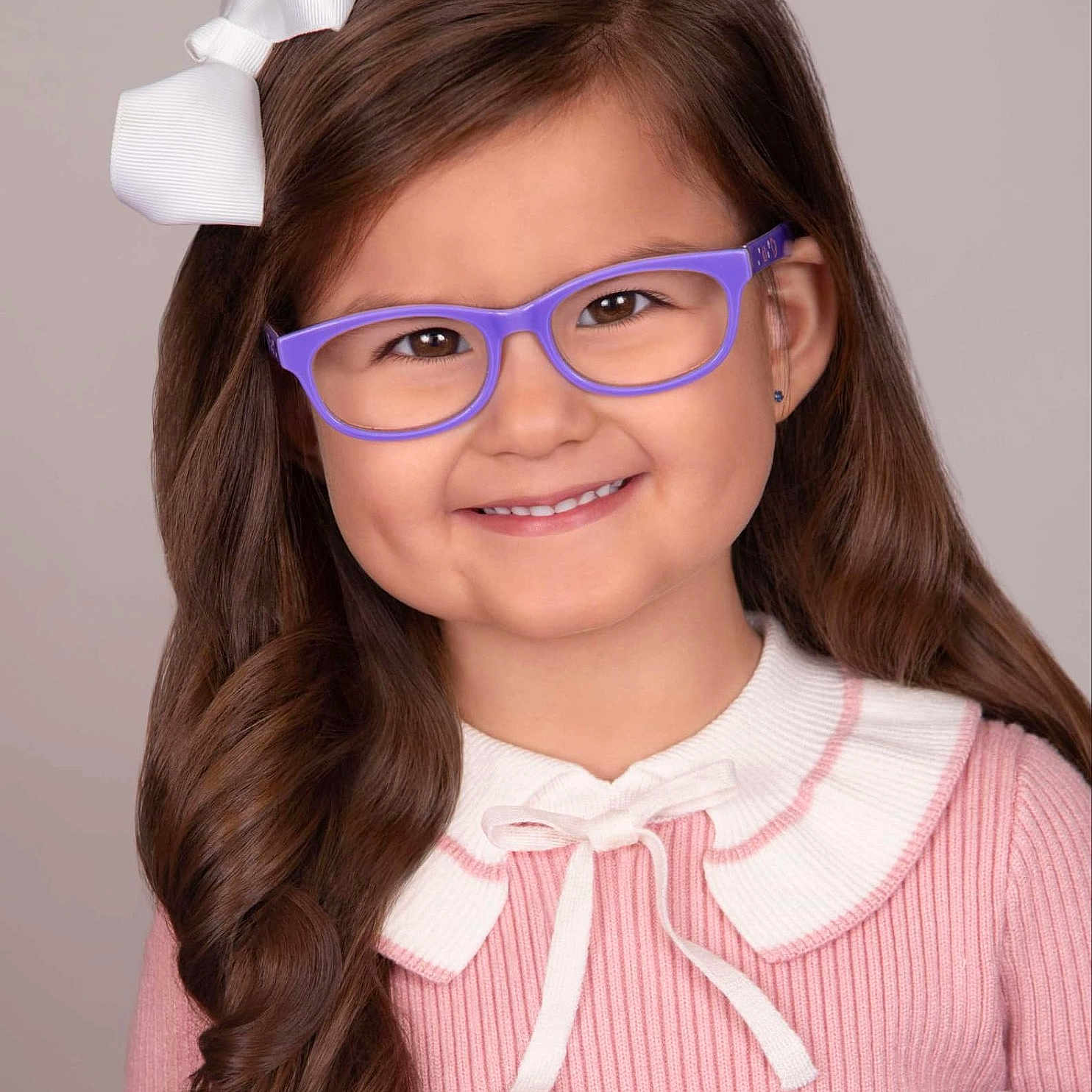 Makenzie is registered to the contest to win money with this photo: accessories, bodypart, brownhair, child, cleaning, dimples, face, female, girl, glasses, hair, hairslide, happy, head, headband, neck, person, photography, portrait, smile
