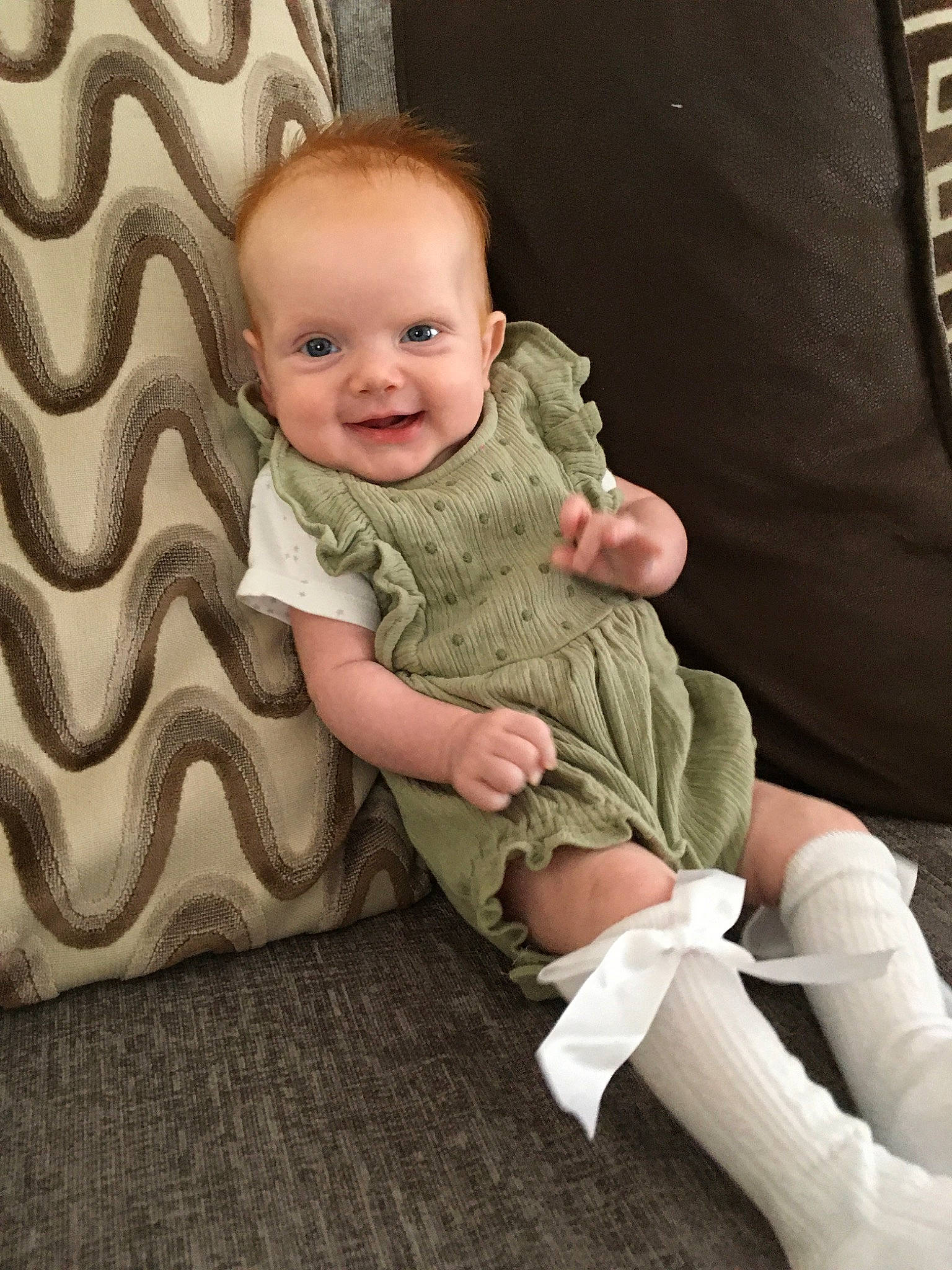 Aoife joined the competition — help win amazing prizes! arm, baby, cheek, child, joy, leg, person, sitting, skin, toddler
