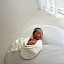 baby, blanket, comfort, cozy, curtain, cushion, headband, indoors, infant, minimalist, natural_light, newborn, peaceful, portrait, resting, sleeping, small_feet, soft, white, wrapped