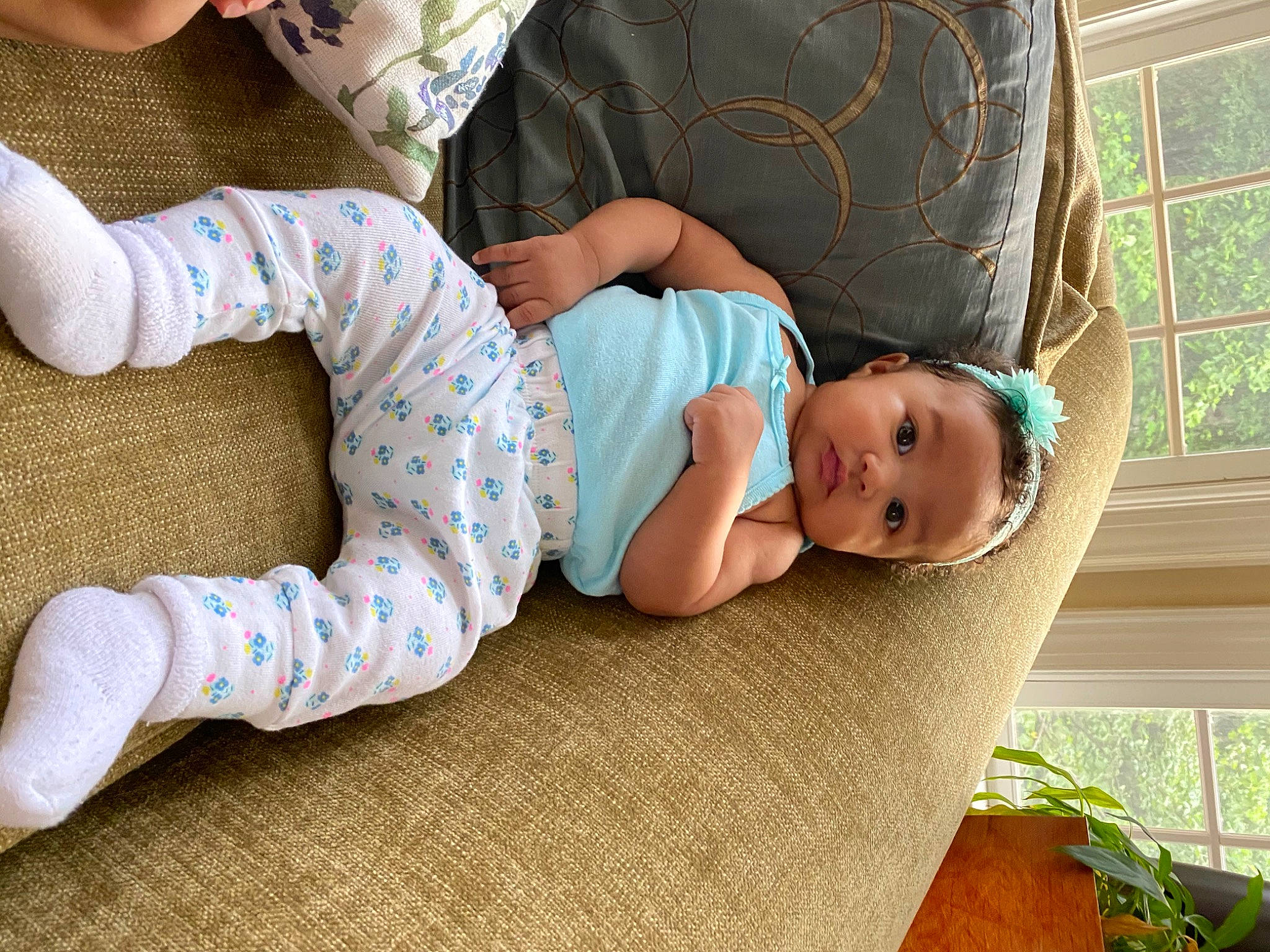 London Rose is registered to the contest to win money with this photo: baby, child, comfort, flooring, person, product, toddler