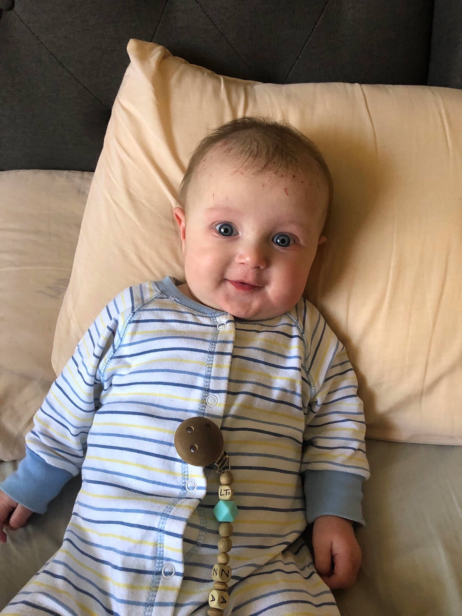 Zayn joined the competition — help win amazing prizes! arm, baby, cheek, child, eye, face, head, person, sitting, skin, toddler