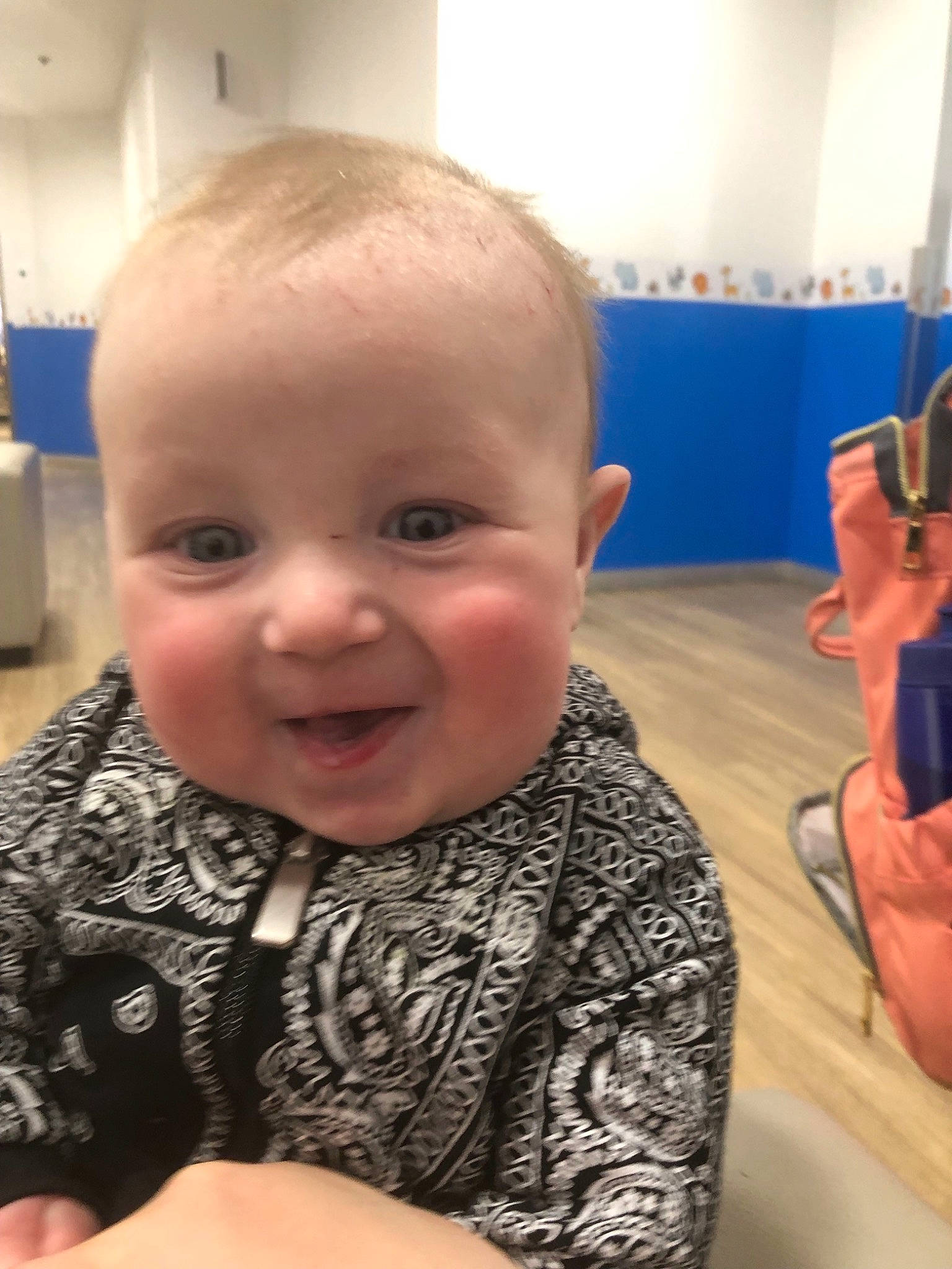 Zayn is registered to the contest to win money with this photo: baby, cheek, child, chin, ear, face, finger, forehead, head, nose, person, skin, smile, toddler