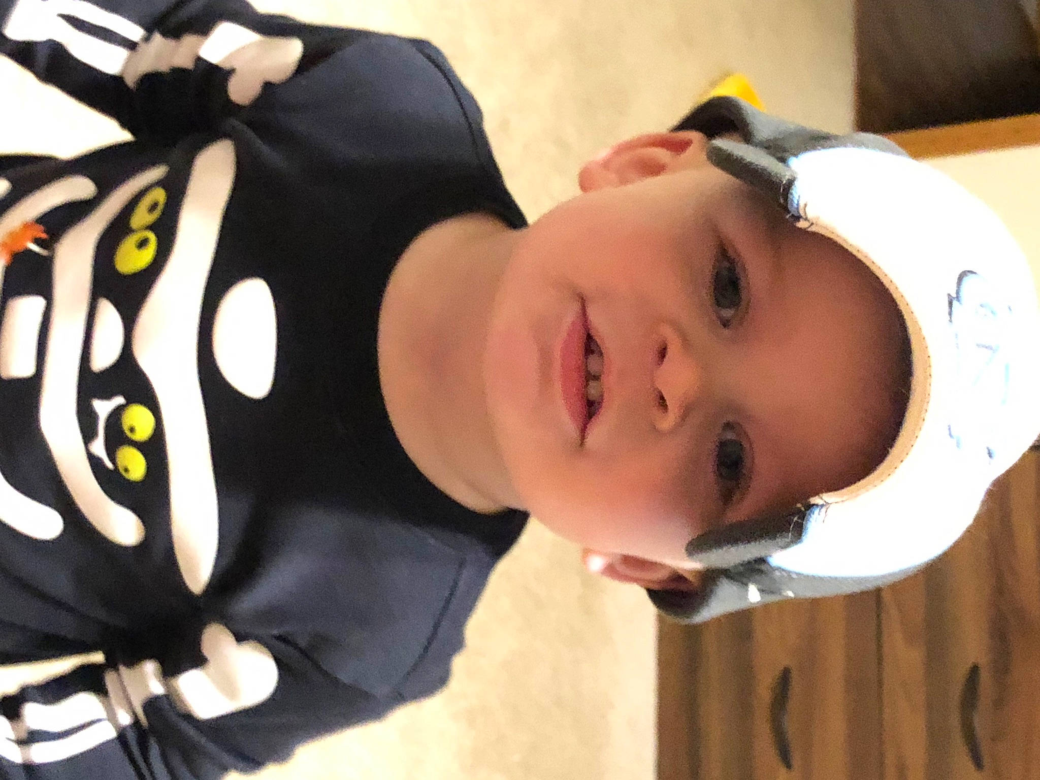 Damien joined the competition — help win amazing prizes! black_hair, cap, child, elbow, eyelash, eyewear, face, fashion_accessory, fun, happy, hat, headwear, helmet, neck, outerwear, person, personal_protective_equipment, sleeve, smile, sports_gear