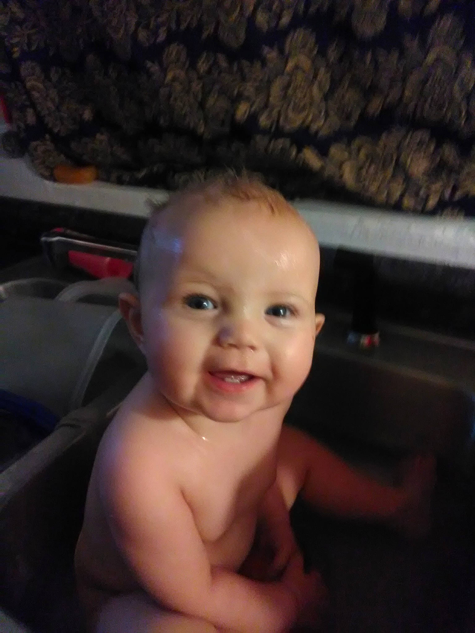 Blakeleigh is registered to the contest to win money with this photo: baby, bathing, beauty, cheek, child, chin, eye, eyebrow, face, facial_expression, forehead, fun, head, iris, lip, mouth, nose, person, skin, smile
