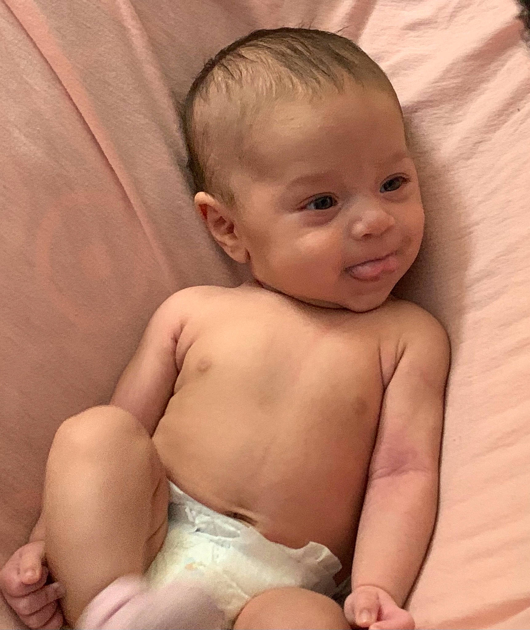 Amaya is registered to the contest to win money with this photo: baby, cheek, chin, comfort, eye, eyebrow, eyelash, face, head, human_body, iris, lip, mouth, muscle, neck, nose, organ, person, skin, smile