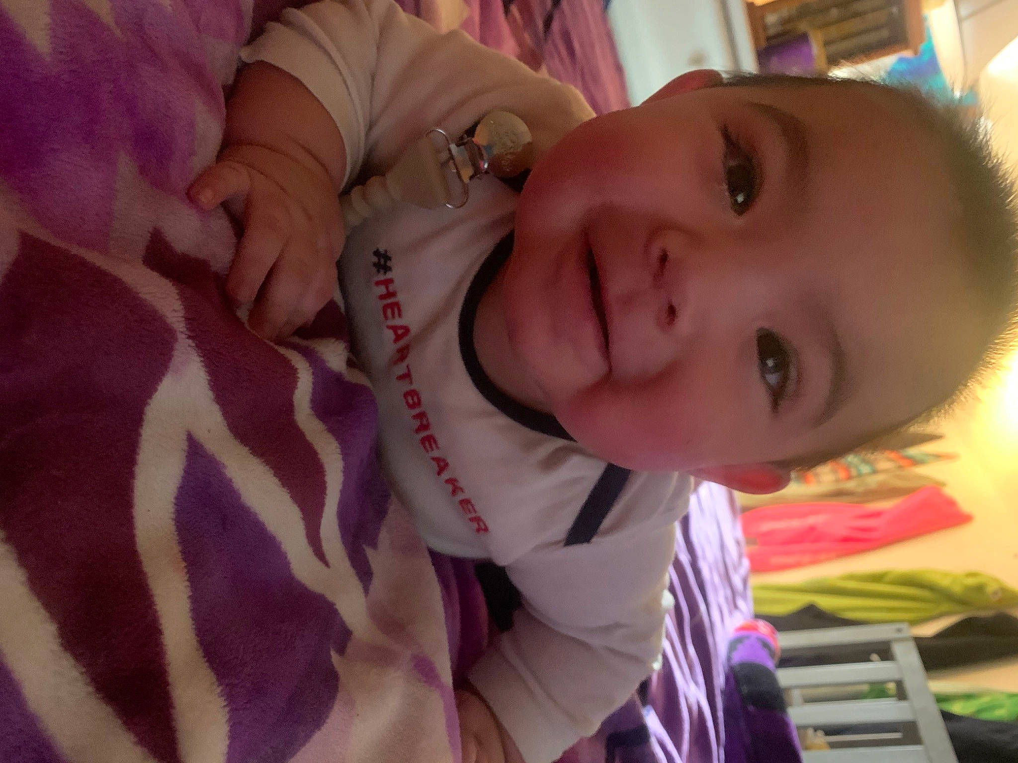 Adriel joined the competition — help win amazing prizes! baby, baby_laughing, baby_toddler_clothing, cheek, child, comfort, ear, eyebrow, eyelash, fun, happy, human_body, iris, lip, mouth, nose, person, pink, skin, smile