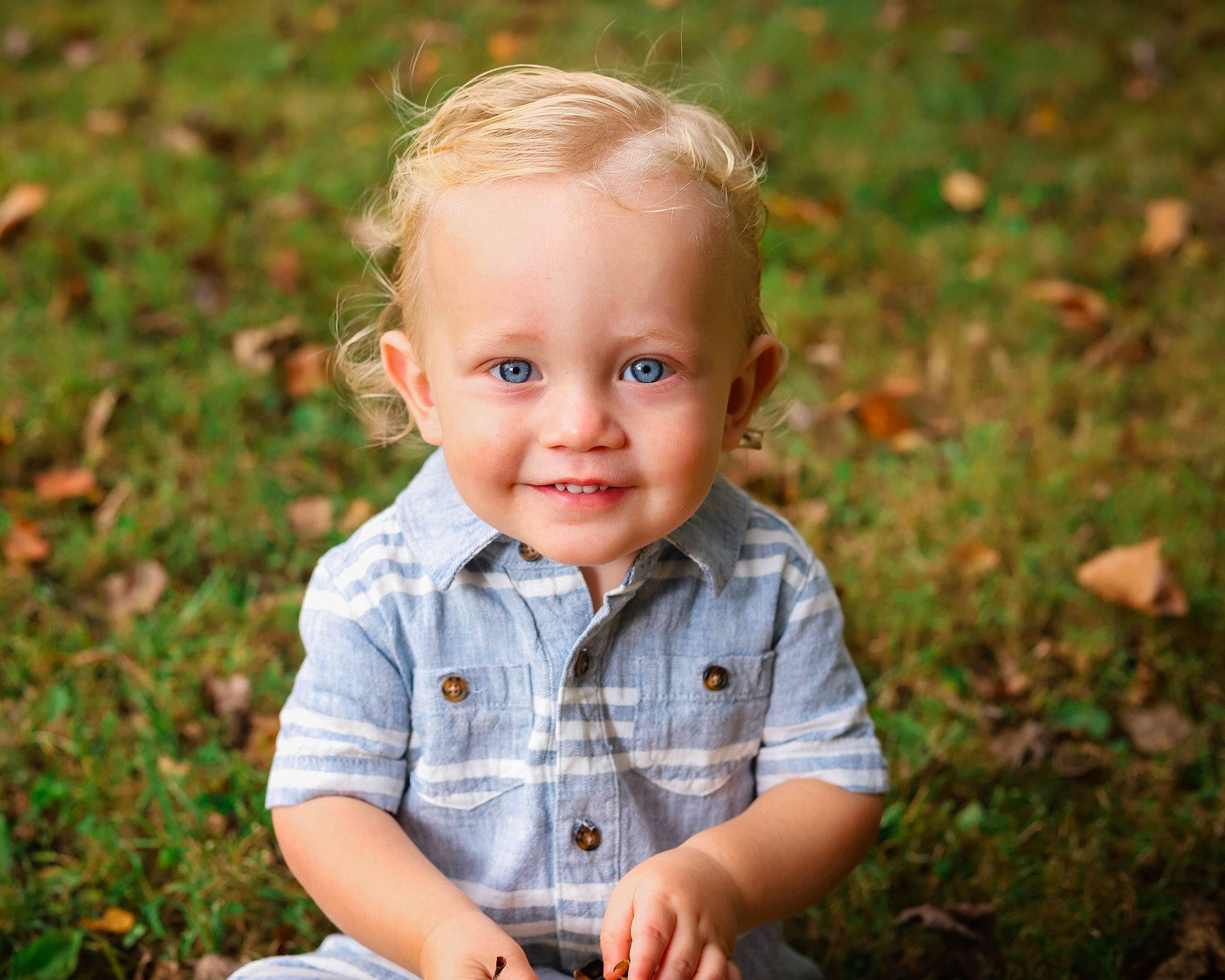 Brighton joined the competition — help win amazing prizes! baby, blond, cheek, child, child_model, eye, face, grass, happy, joy, leaf, male, people_in_nature, person, photograph, photography, portrait, portrait_photography, sitting, skin