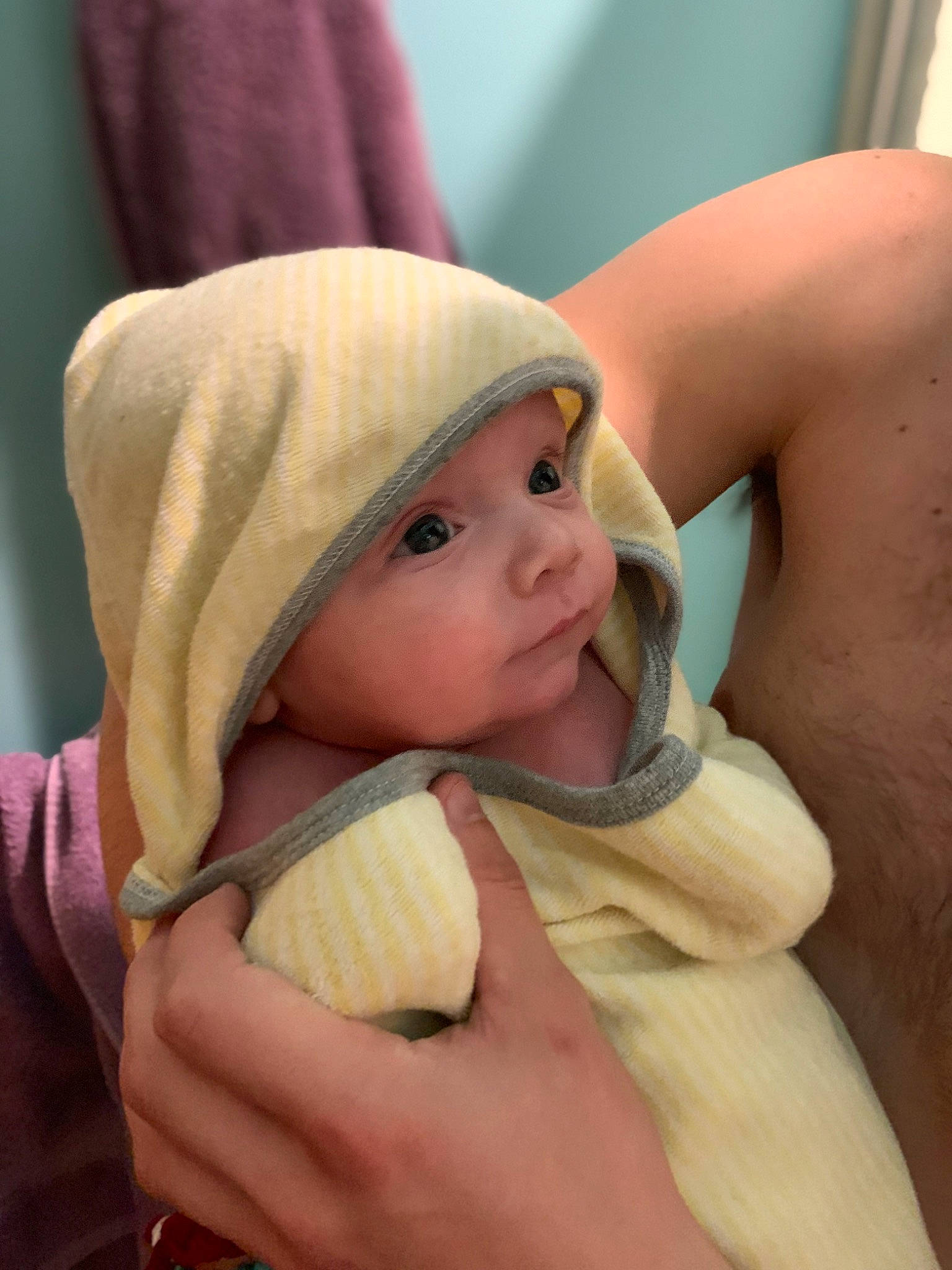 Kamden joined the competition — help win amazing prizes! baby, bathing, cap, cheek, chest, child, comfort, eye, finger, food, fun, gesture, hand, hat, head, headgear, headwear, nail, person, skin