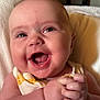 Cohen joined the competition — help win amazing prizes! baby, smiling, happy, infant, face, hands, closeup, skin, expression, cute, child, person, indoors, portrait, clothing, human, joy, cheerful, cute_face, toddler