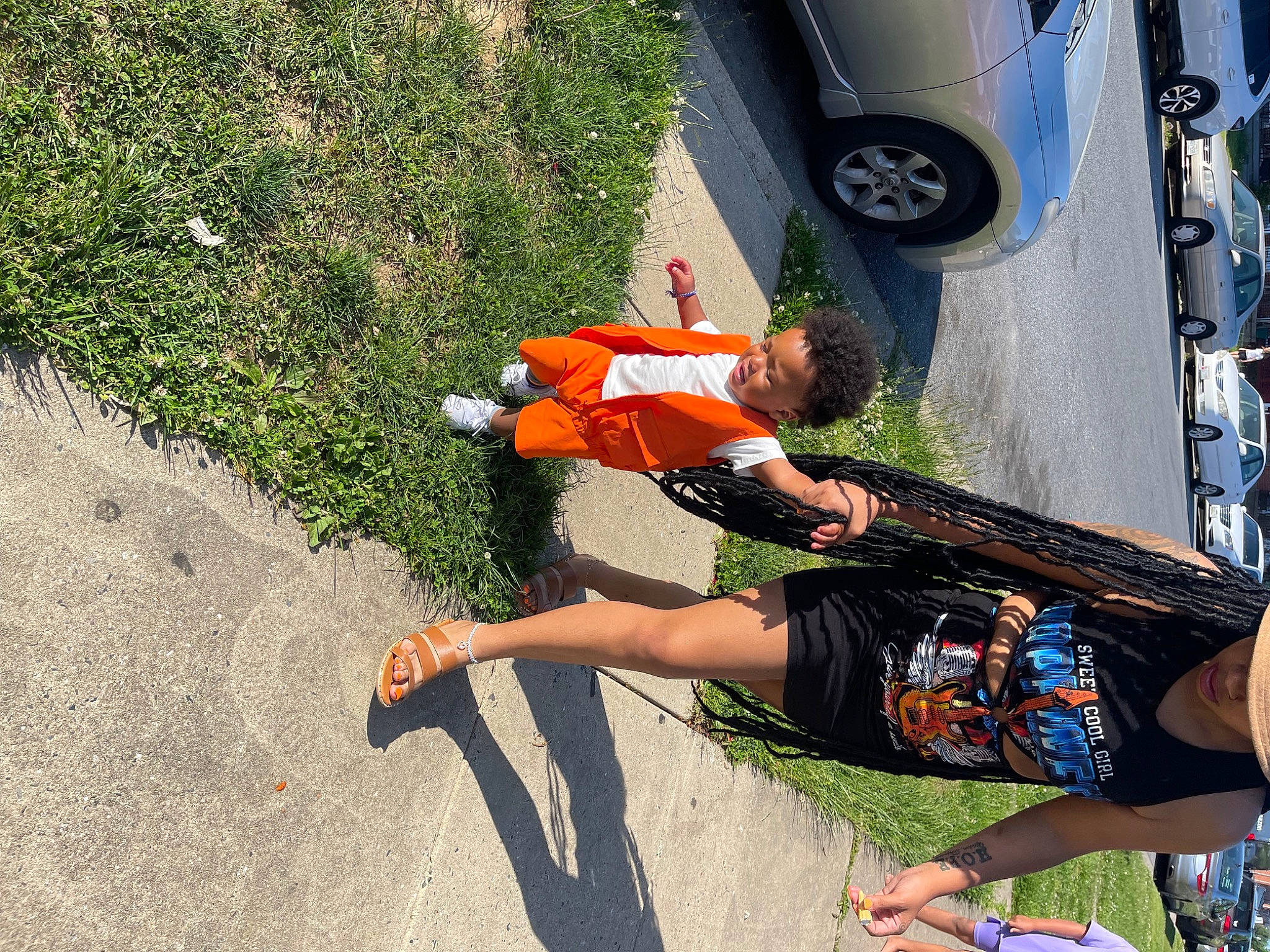 Fortune joined the competition — help win amazing prizes! asphalt, automotive_lighting, automotive_tire, car, human_leg, knee, leisure, pedestrian, person, plant, recreation, road, road_surface, shorts, sidewalk, thigh, tire, tree, vehicle, walking_shoe