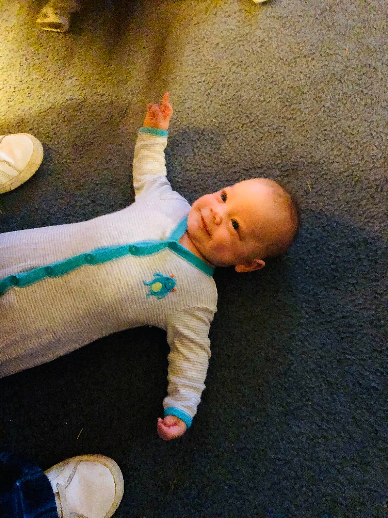 Remingtyn is registered to the contest to win money with this photo: baby, baby_products, baby_toddler_clothing, comfort, eye, finger, floor, flooring, foot, fun, happy, joy, knee, leg, nose, person, play, sitting, skin, smile