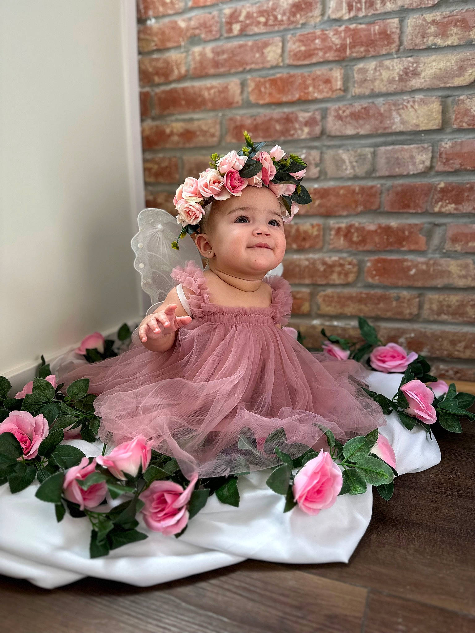 Alaina joined the competition — help win amazing prizes! artificial_flower, bouquet, bridal_accessory, cut_flowers, dress, embellishment, event, fashion_accessory, floral_design, floristry, flower, flower_arranging, formal_wear, hair_accessory, headpiece, headwear, jewellery, peach, person, petal