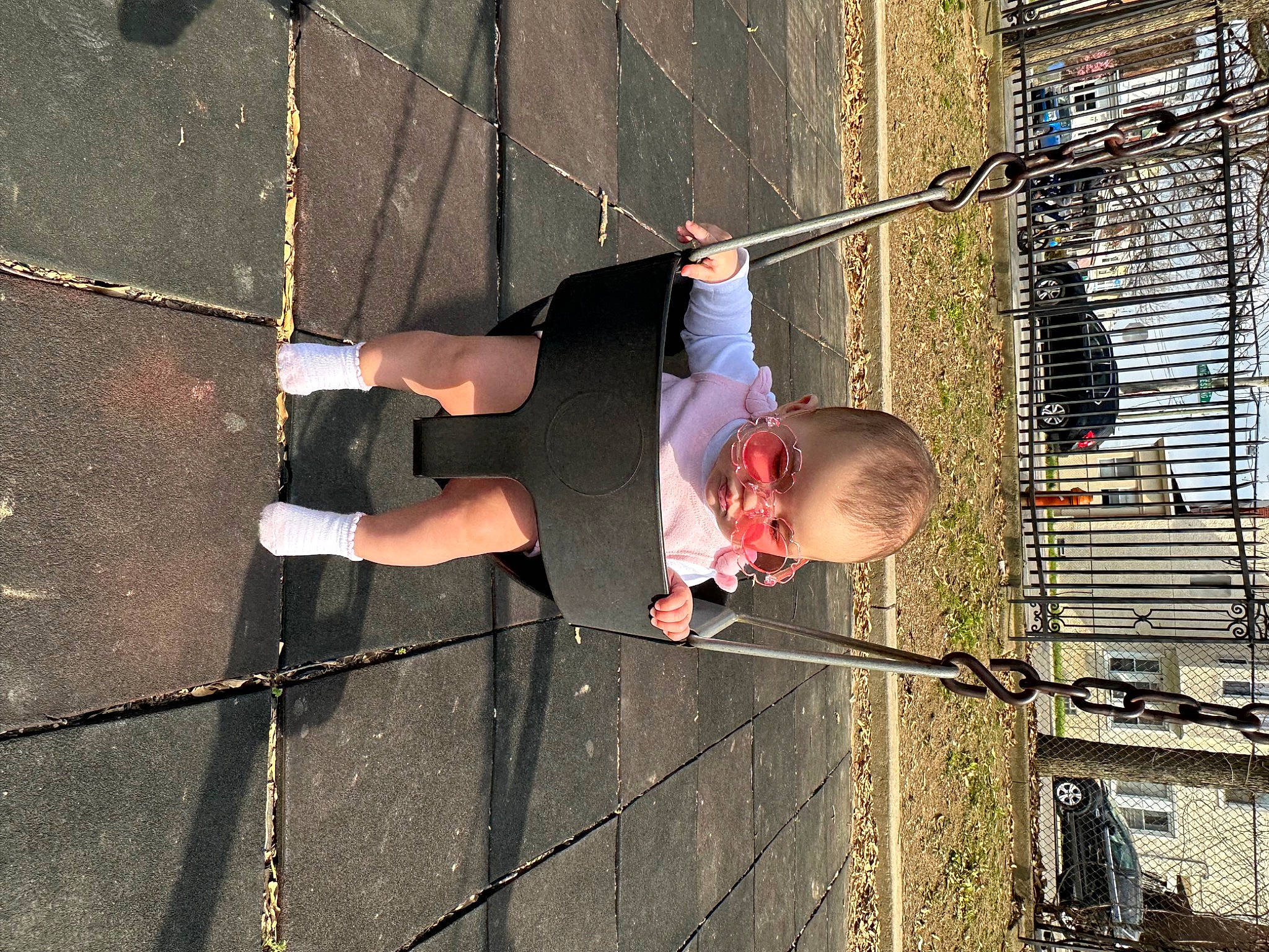 Alaina is registered to the contest to win money with this photo: adventure, child, concrete, elbow, fun, leisure, outdoor_shoe, person, recreation, rope, toddler, walking_shoe