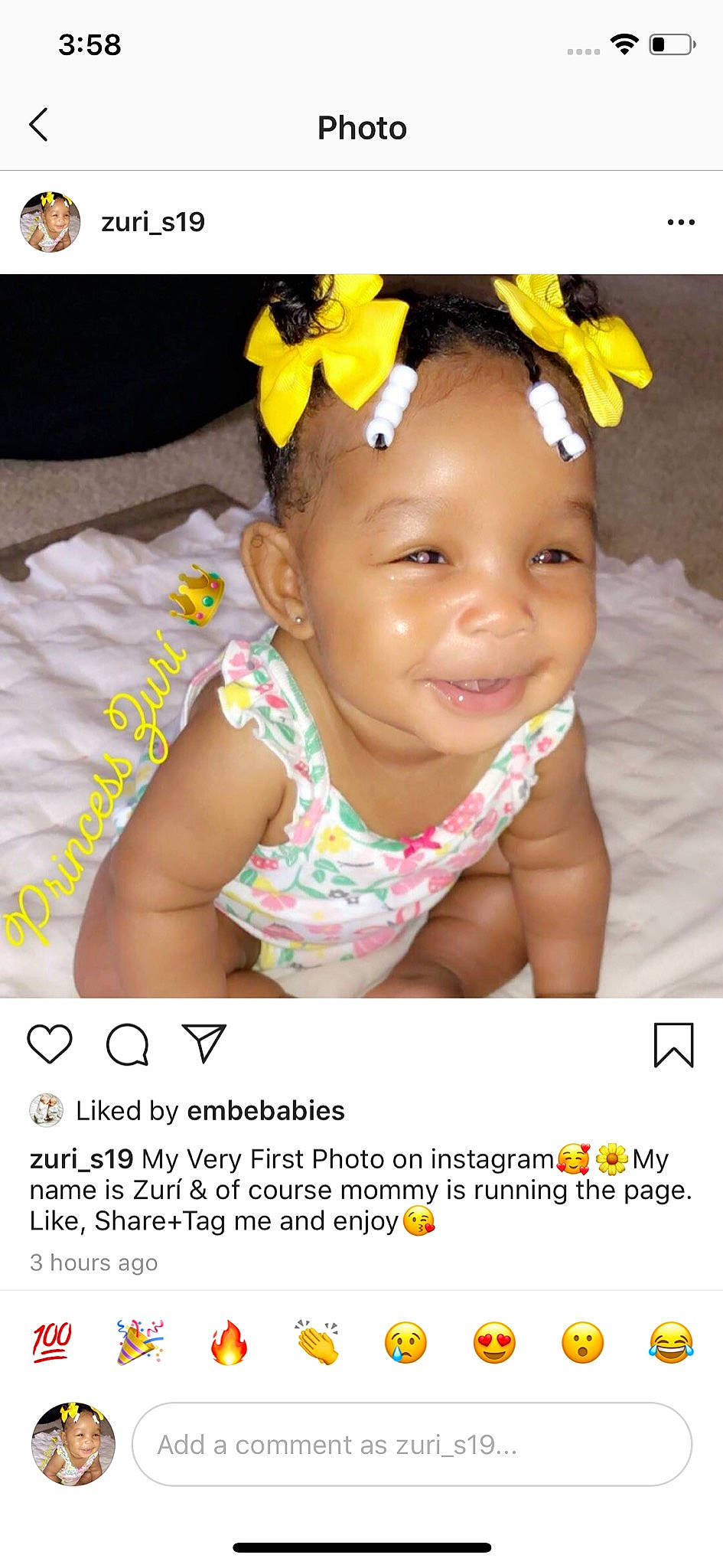 Zurí joined the competition — help win amazing prizes! baby, cheek, child, child_model, fashion_accessory, hair_accessory, headband, headgear, joy, neck, person, photo_caption, photography, skin, smile, toddler, yellow